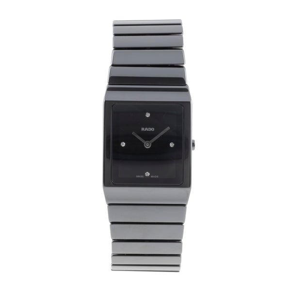 Rado Diastar Ceramica ceramic / titanium quartz women's watch R21702702  [2506886]