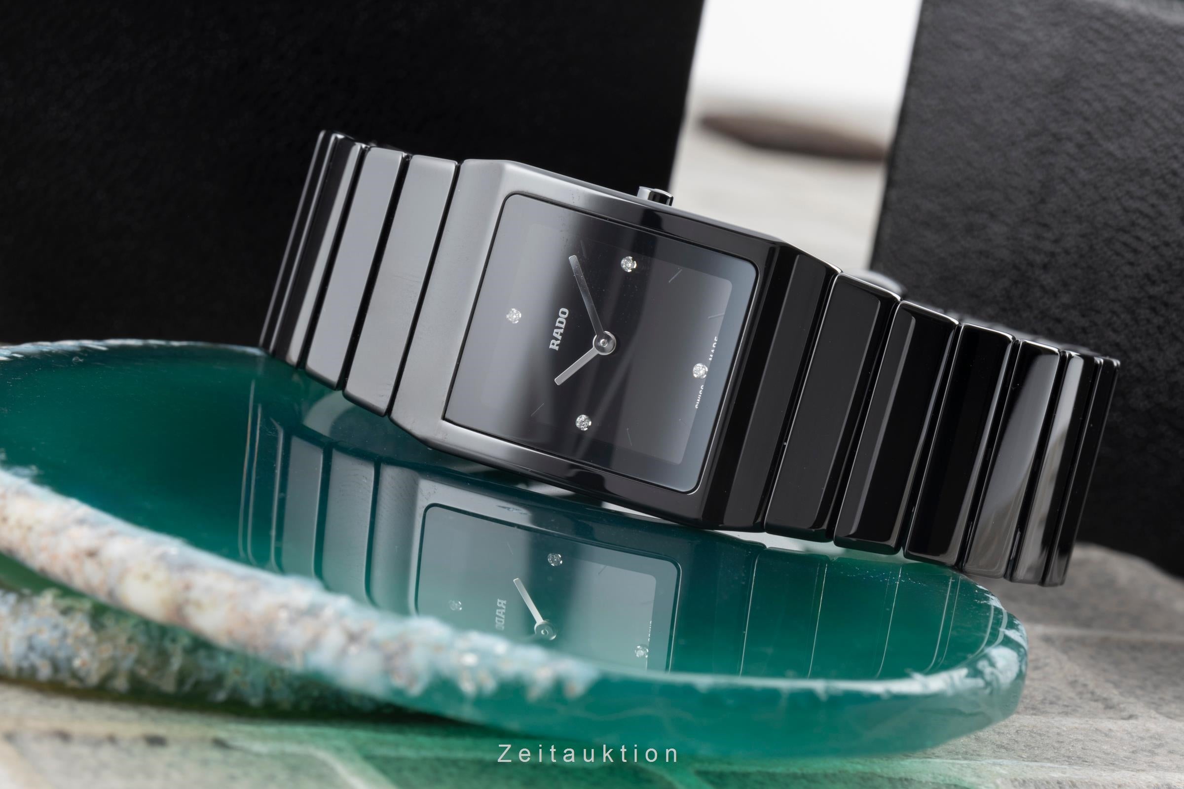 Rado Diastar Ceramica ceramic / titanium quartz women's watch R21702702  [2506886]