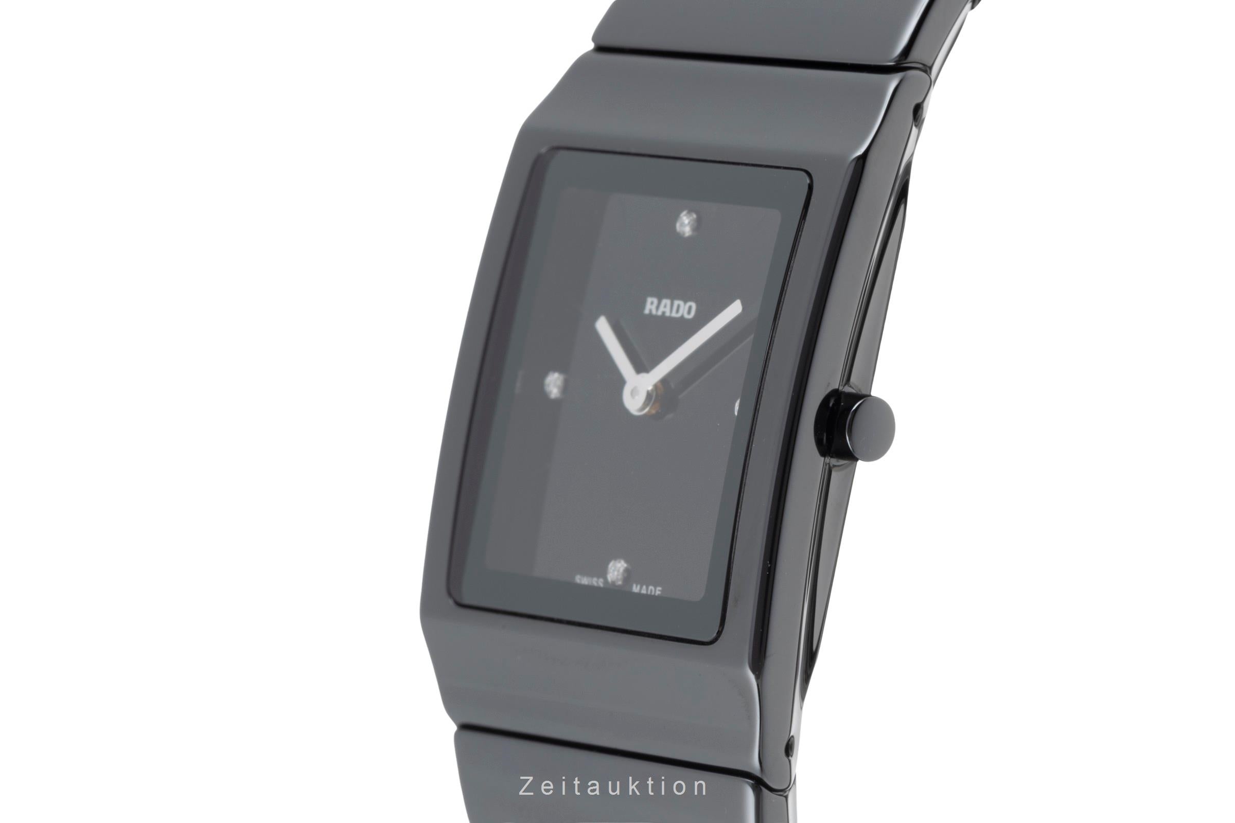 Rado Diastar Ceramica ceramic / titanium quartz women's watch R21702702  [2506886]