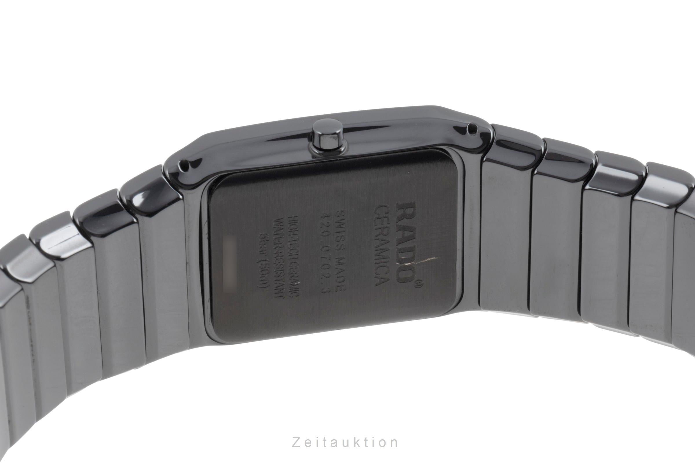 Rado Diastar Ceramica ceramic / titanium quartz women's watch R21702702  [2506886]