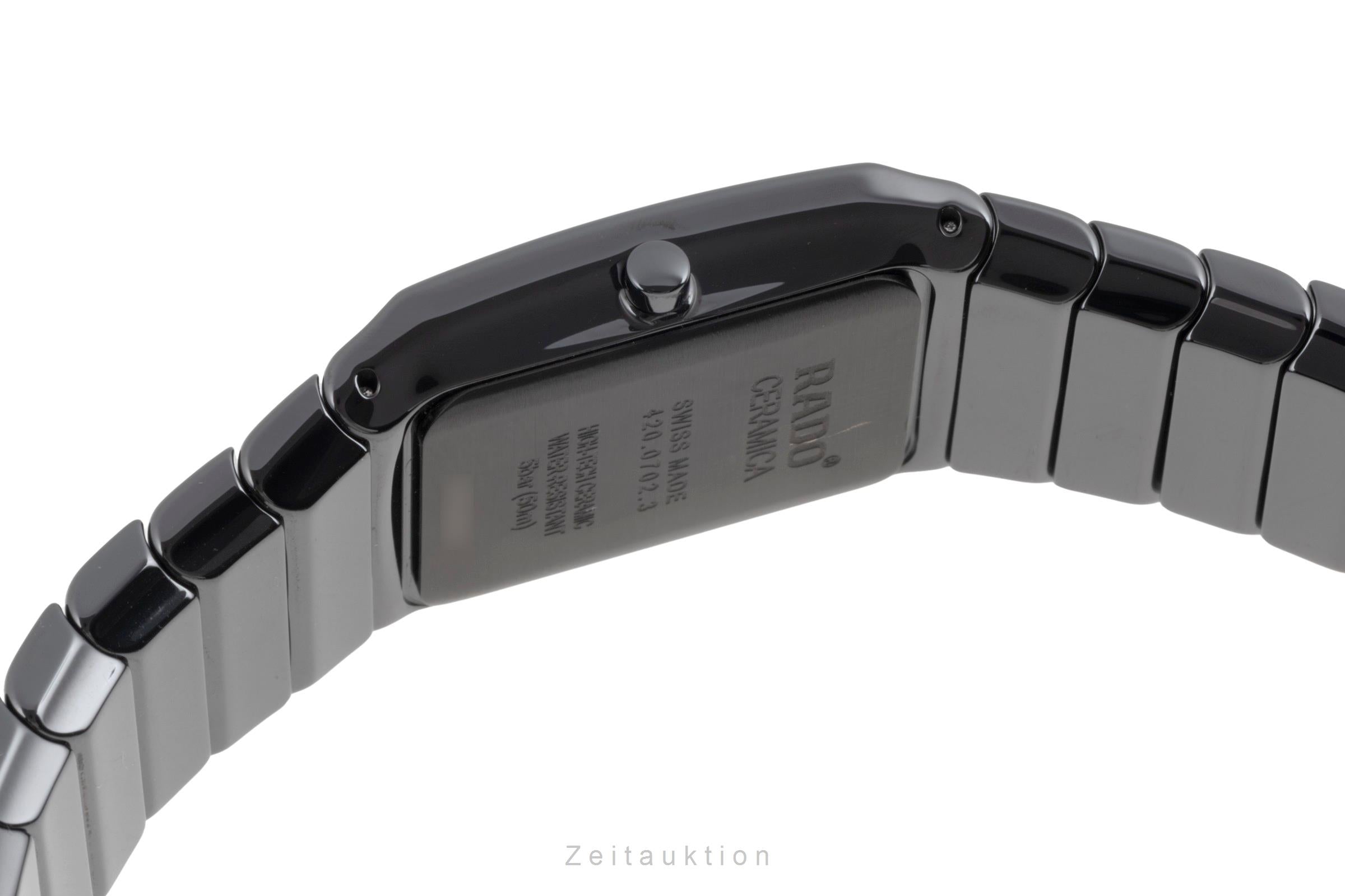 Rado Diastar Ceramica ceramic / titanium quartz women's watch R21702702  [2506886]