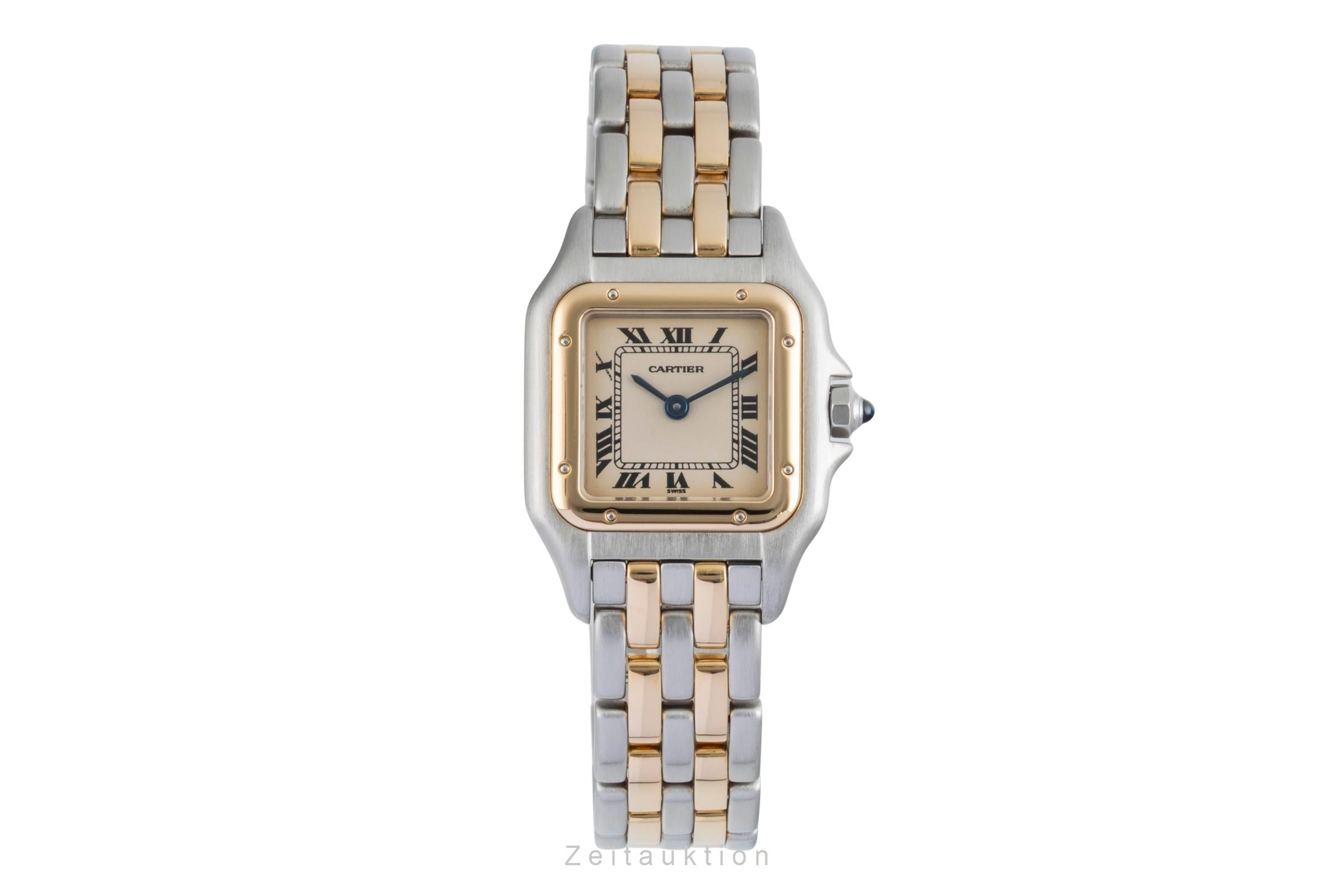 Cartier Panthere steel / gold quartz women's watch W25029B6  [2506887]