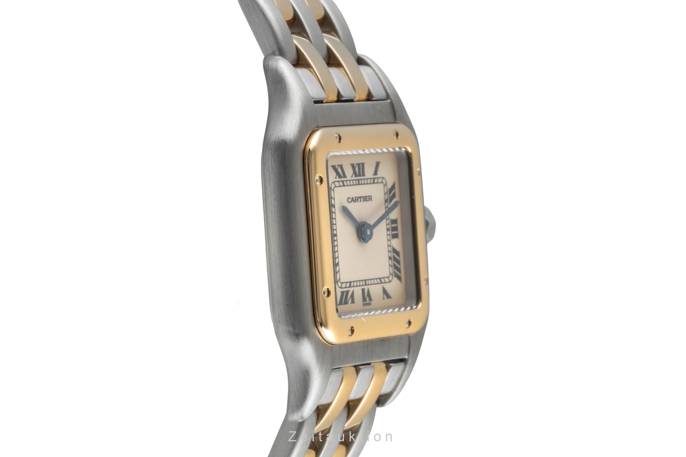 Cartier Panthere steel / gold quartz women's watch W25029B6  [2506887]