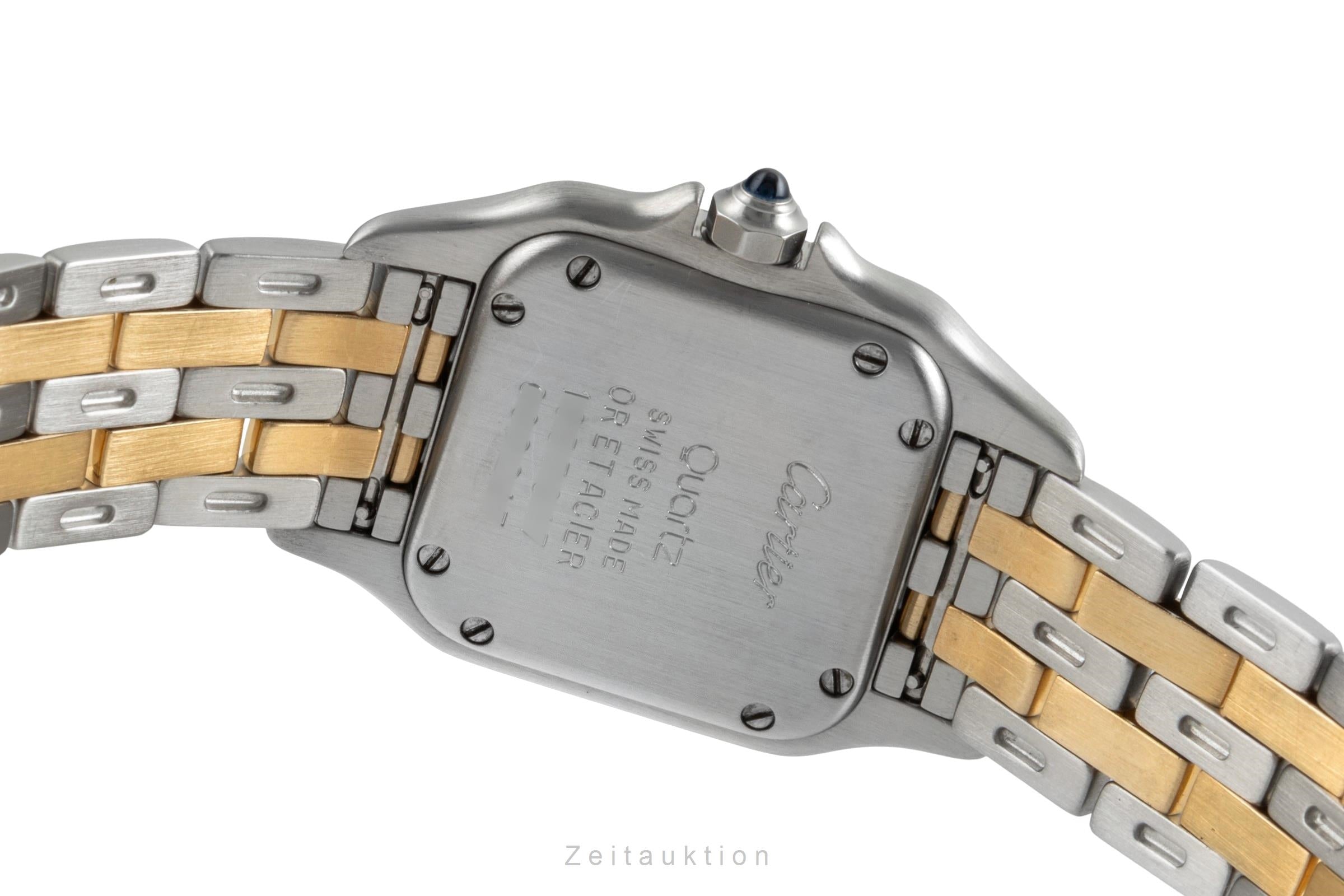 Cartier Panthere steel / gold quartz women's watch W25029B6  [2506887]