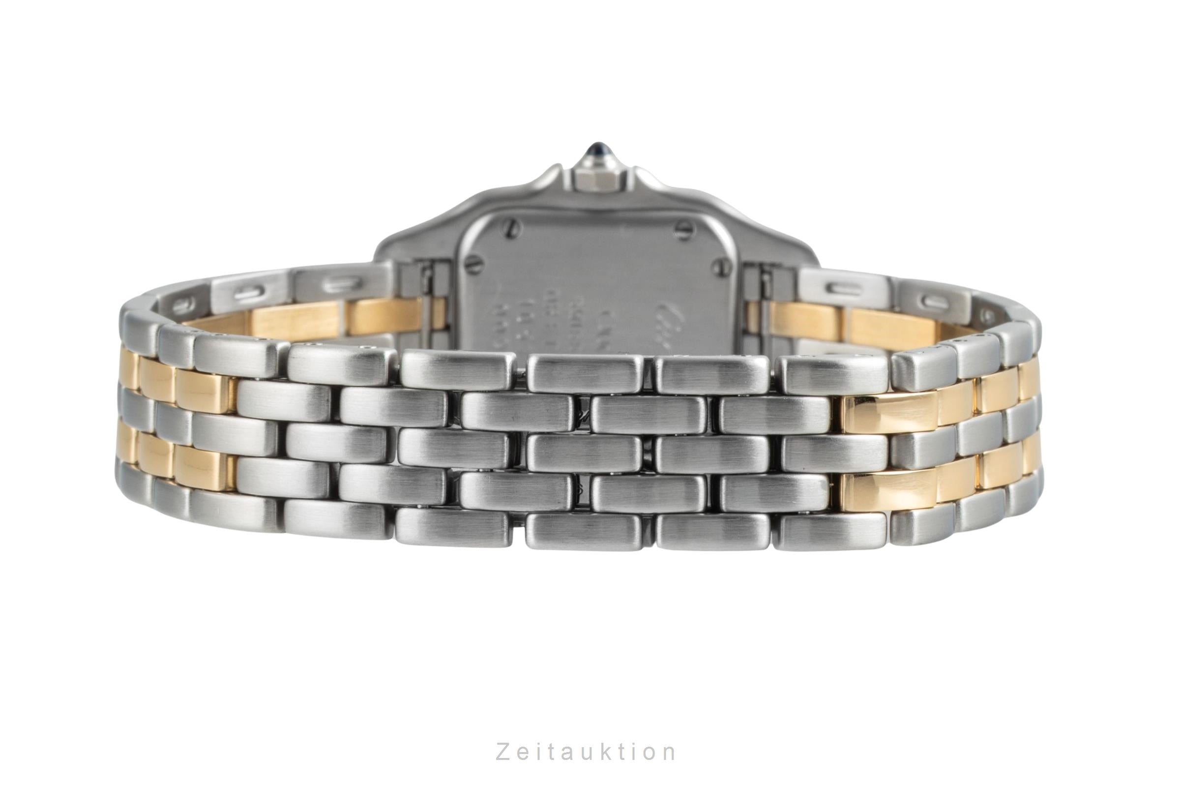 Cartier Panthere steel / gold quartz women's watch W25029B6  [2506887]
