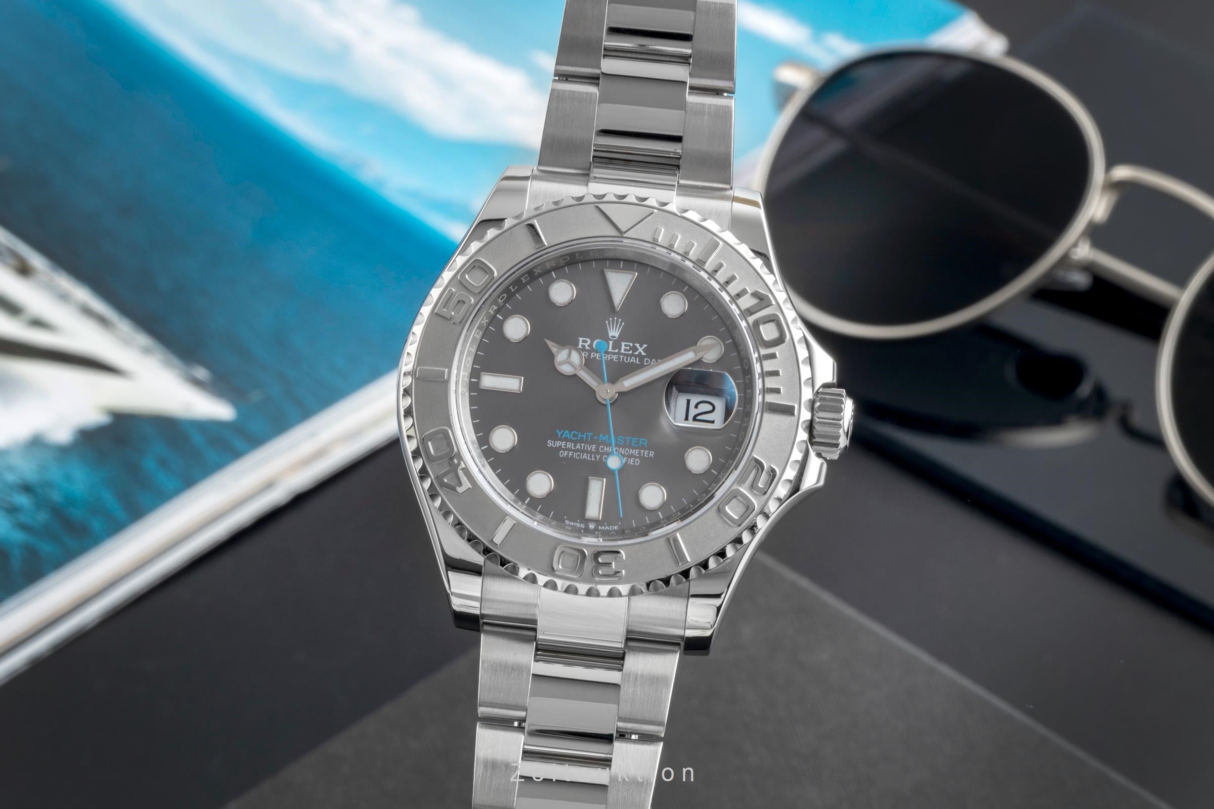 Rolex Yacht-Master steel / platinium automatic Kal. 3235 Ref
