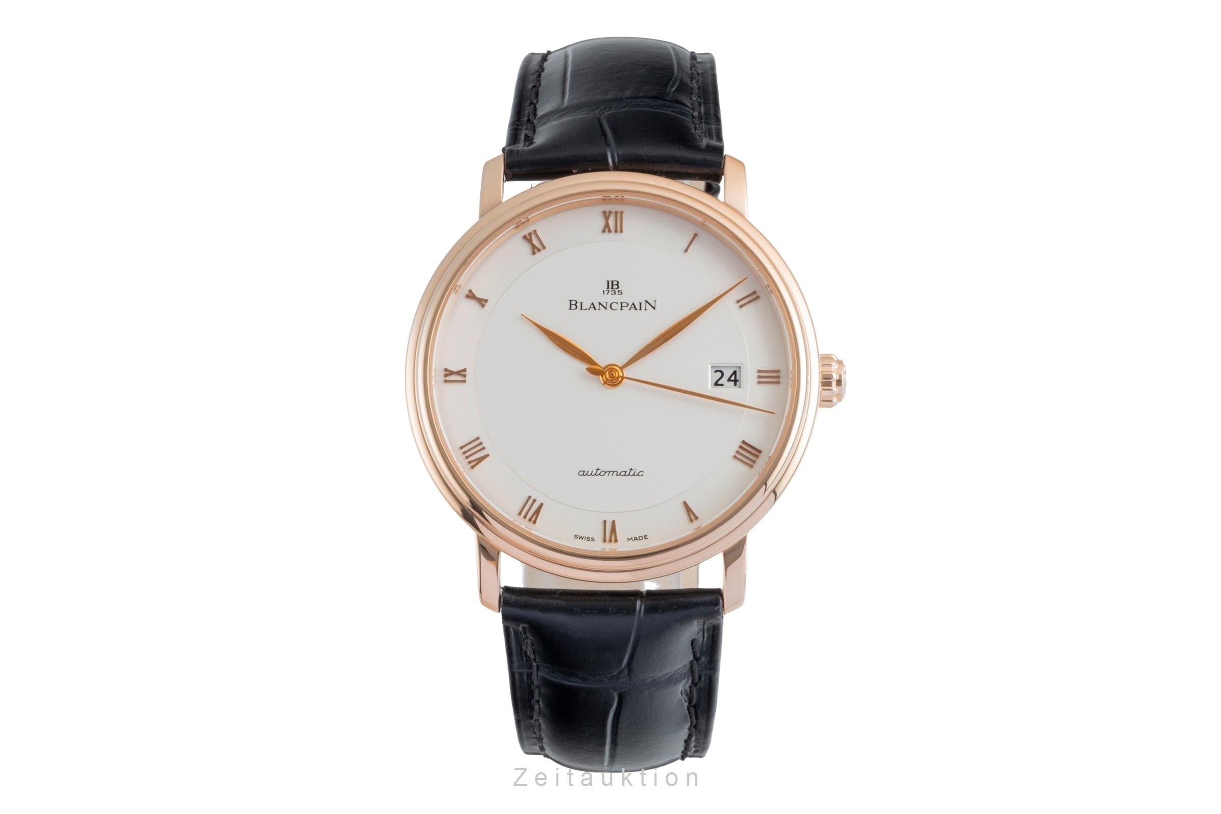 Blancpain Villeret Ultraflach 18k Roségold Automatik Herrenuhr Ref 6223-3642-55A [2506890]