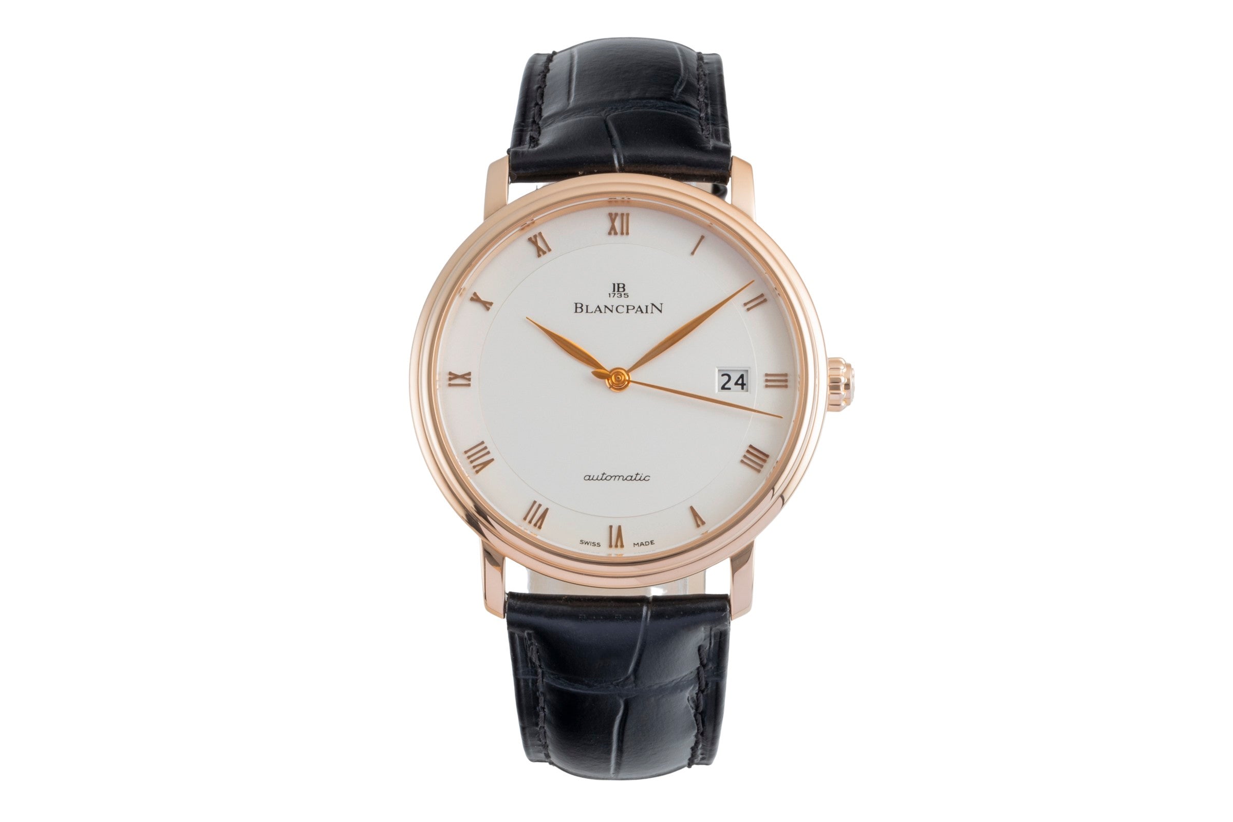 Blancpain Villeret Ultraflach 18k Roségold Automatik Herrenuhr Ref 6223-3642-55A [2506890]