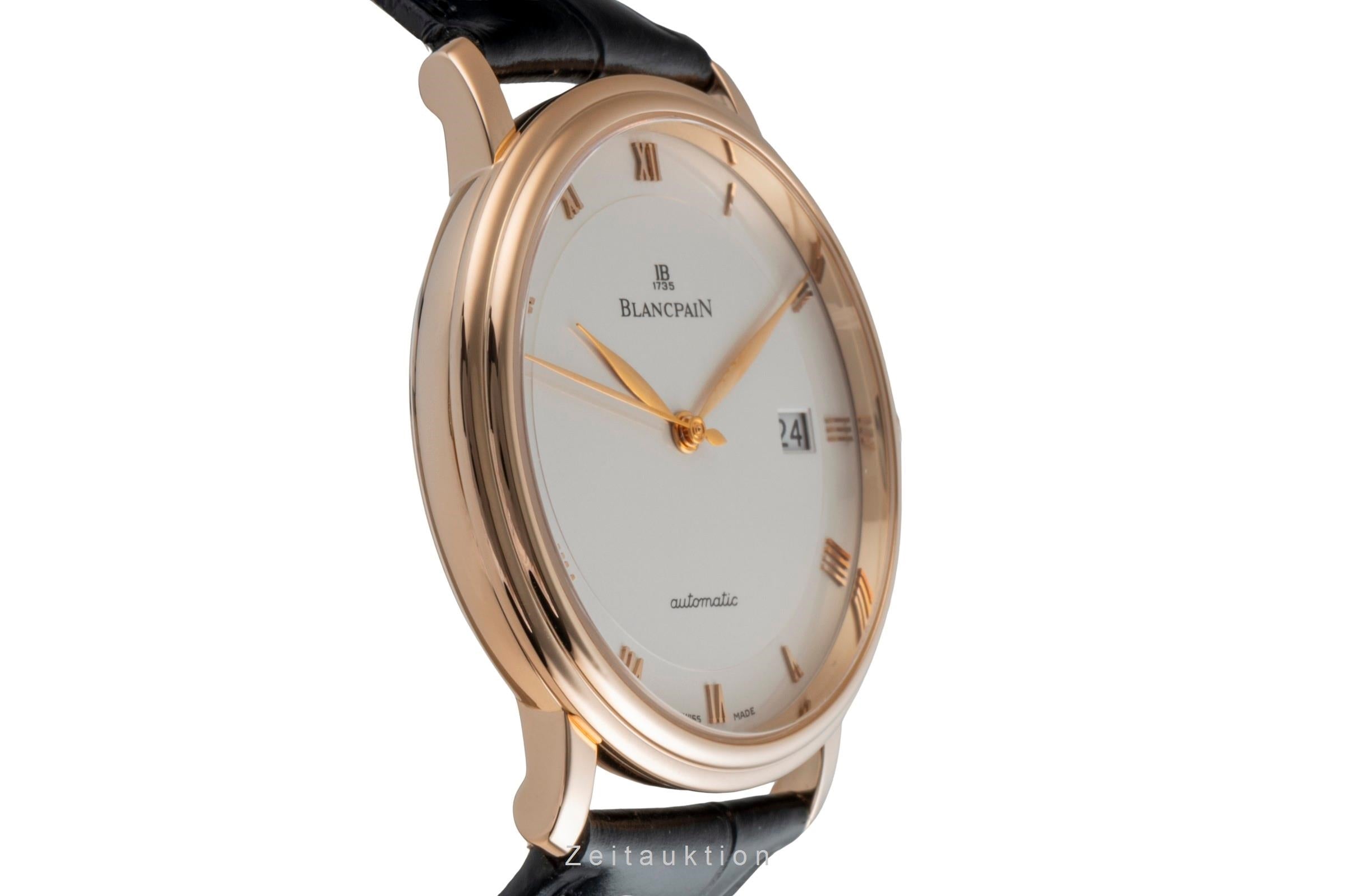 Blancpain Villeret Ultraflach 18k Roségold Automatik Herrenuhr Ref 6223-3642-55A [2506890]