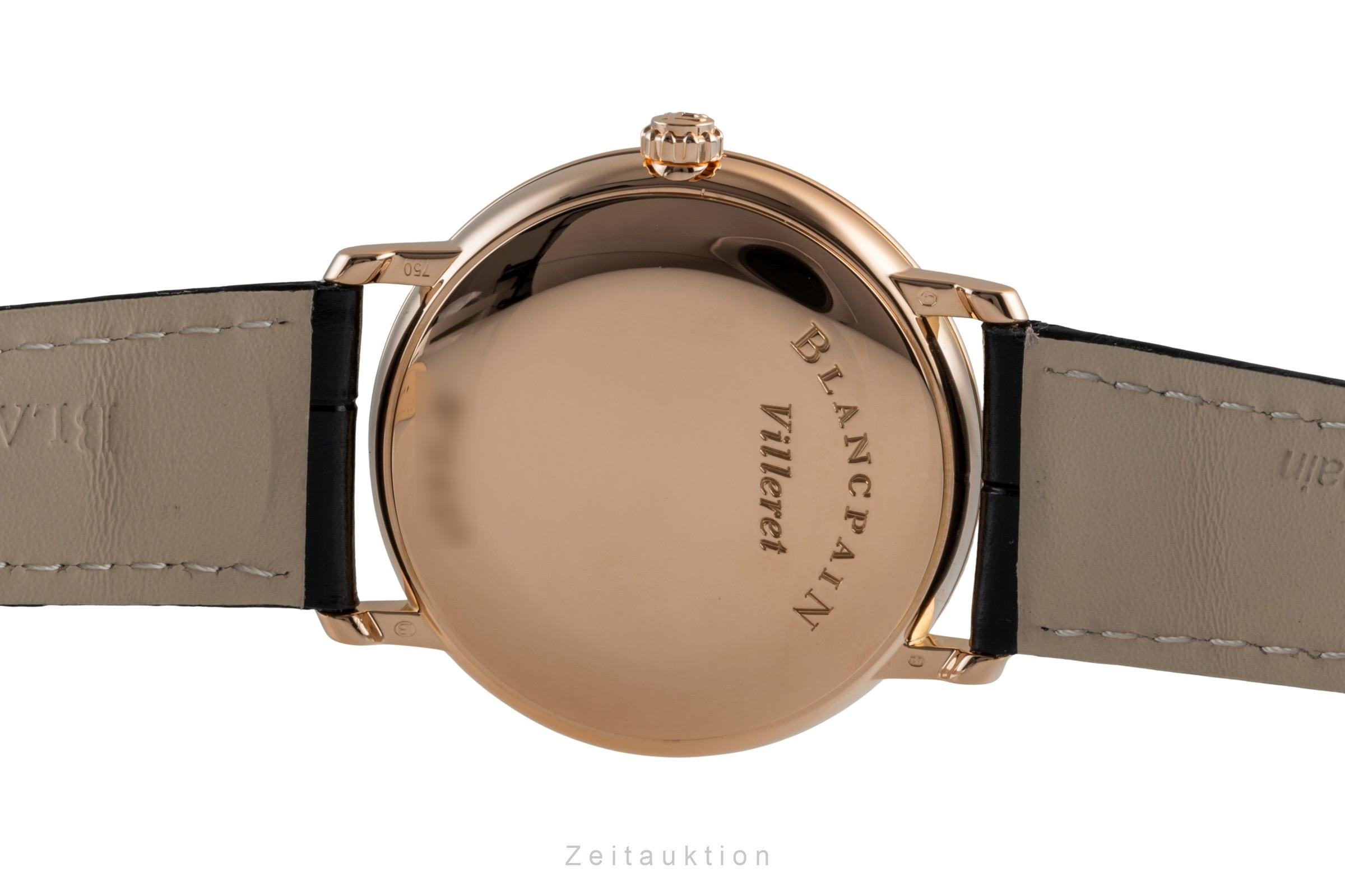 Blancpain Villeret Ultraflach 18k Roségold Automatik Herrenuhr Ref 6223-3642-55A [2506890]