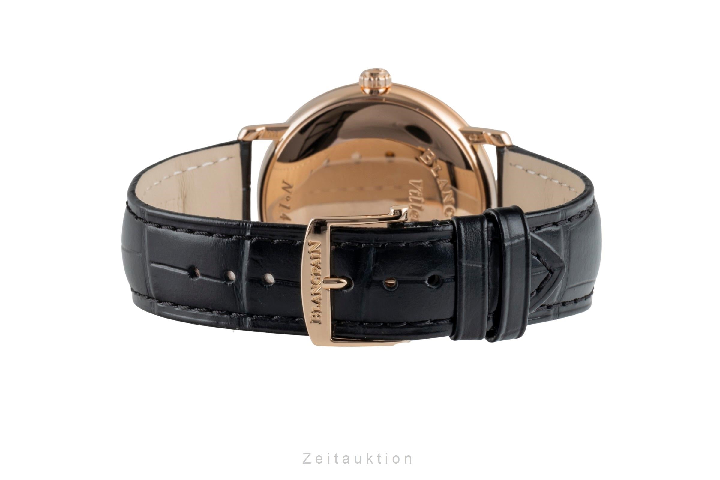 Blancpain Villeret Ultraflach 18k Roségold Automatik Herrenuhr Ref 6223-3642-55A [2506890]