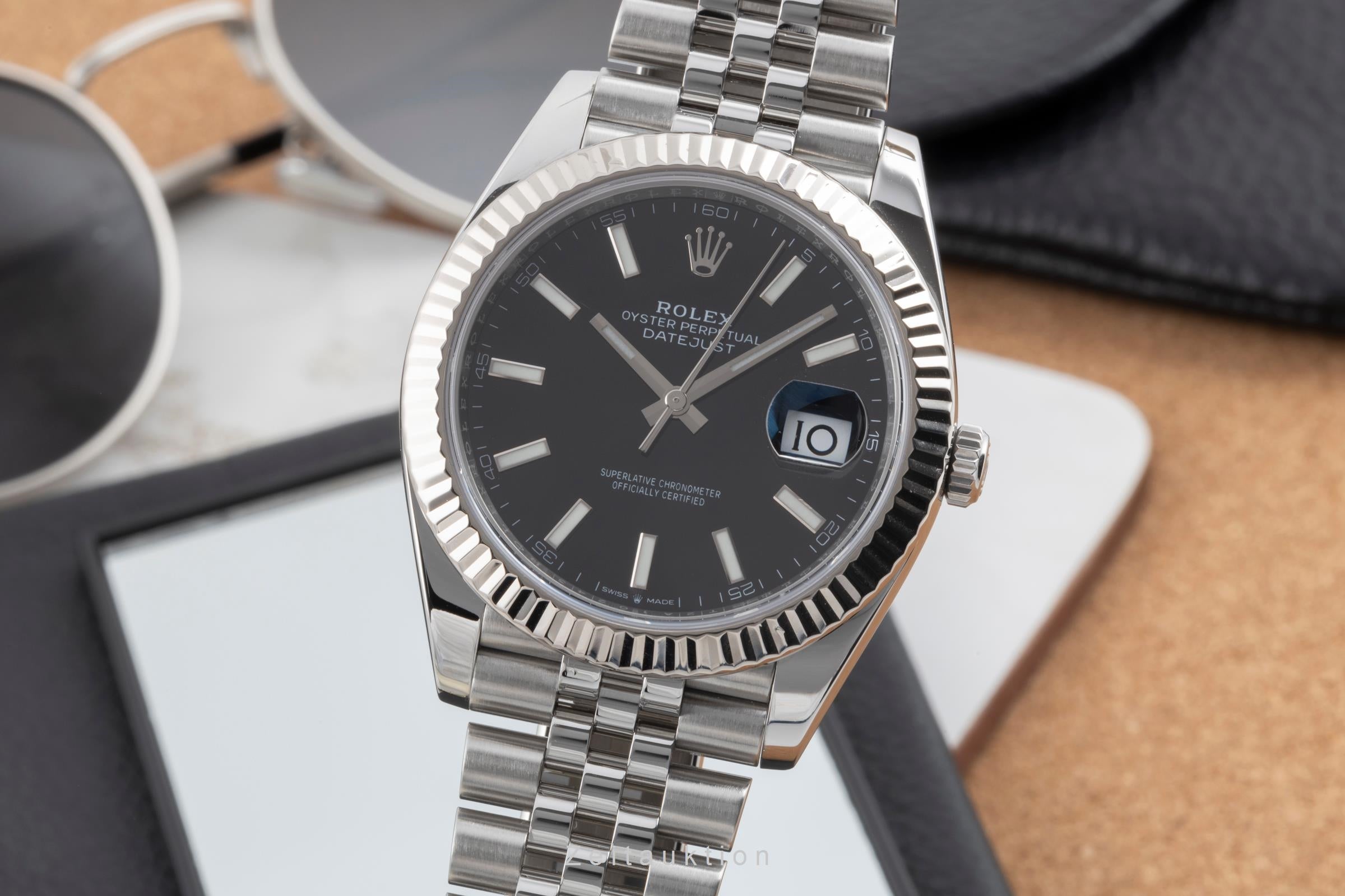 Rolex Datejust acero / oro blanco automático reloj para caballeros 126334  [2506894]