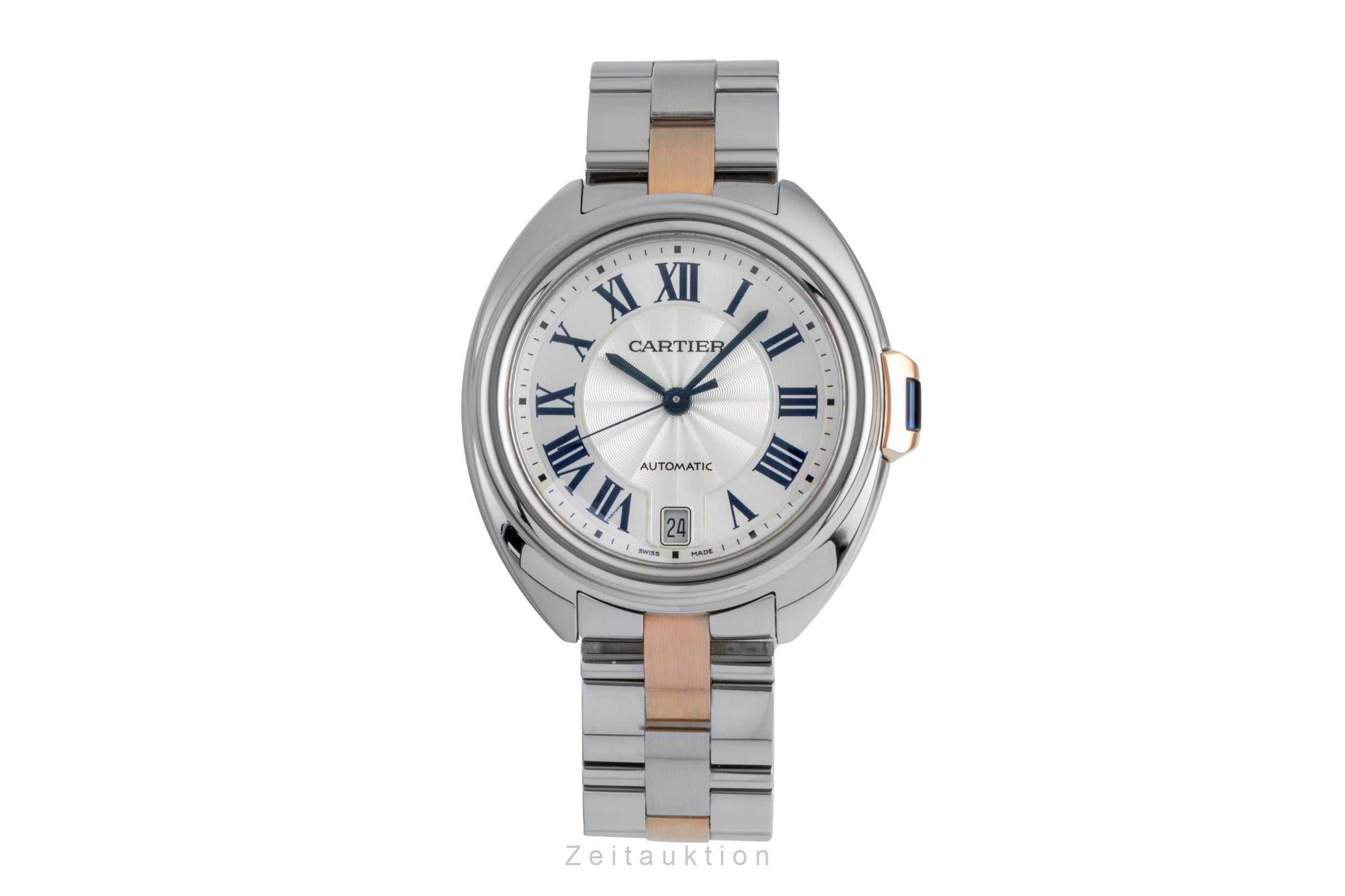 Cartier Clé de Cartier Stahl / Gold Automatik Damenuhr Ref. W2CL0003 B&P 2018 [2506902]