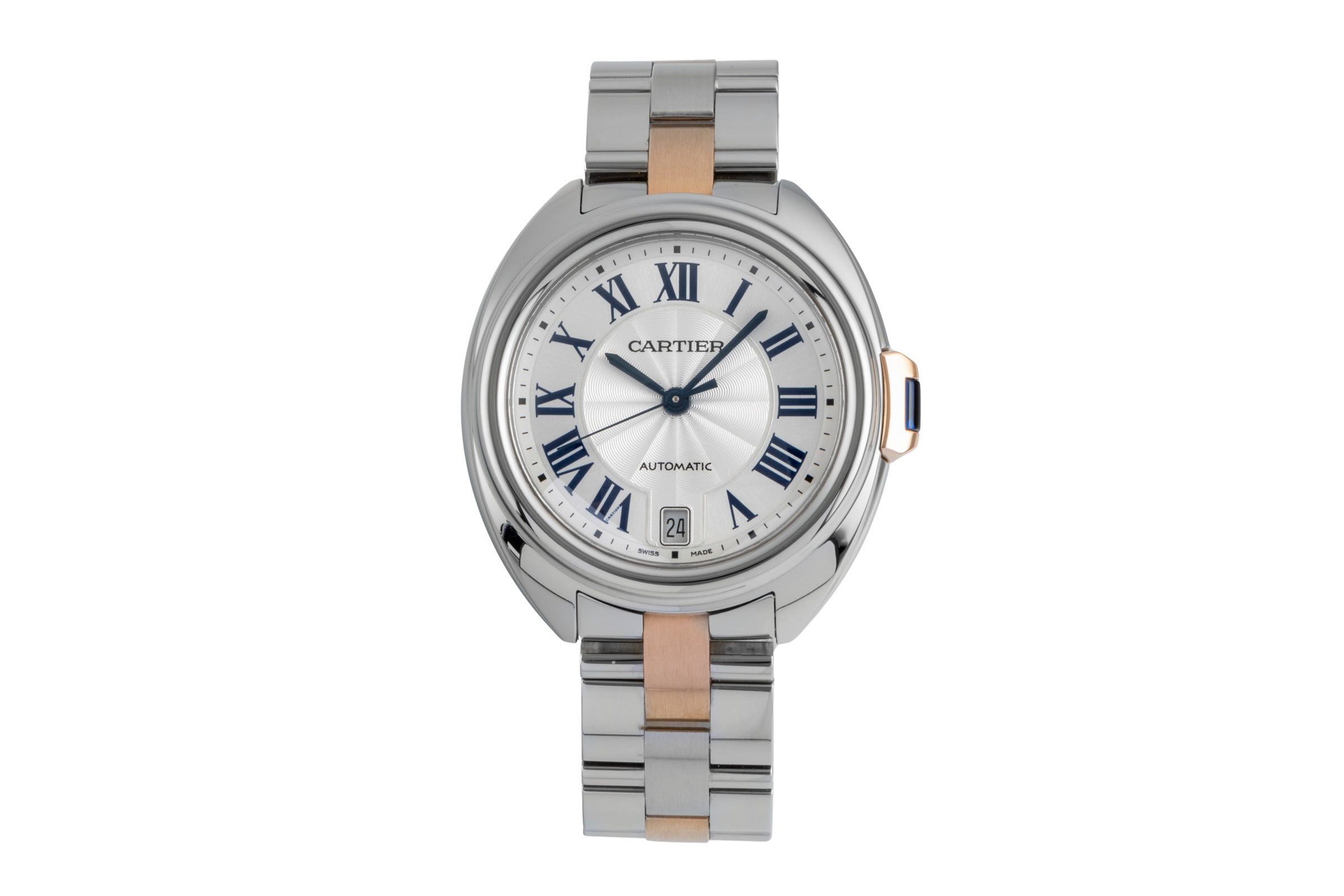 Cartier Clé de Cartier Stahl / Gold Automatik Damenuhr Ref. W2CL0003 B&P 2018 [2506902]