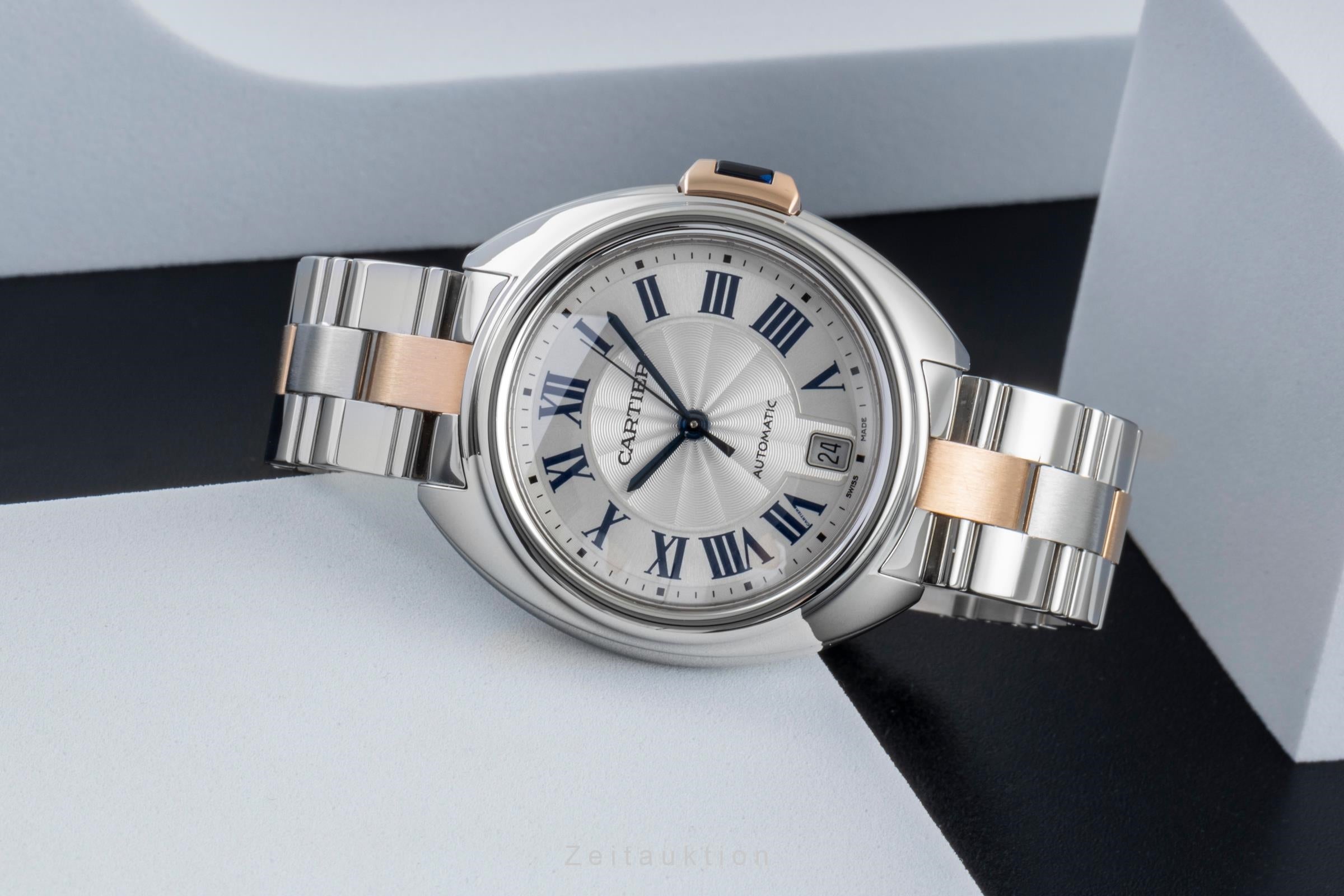 Cartier Clé de Cartier Stahl / Gold Automatik Damenuhr Ref. W2CL0003 B&P 2018 [2506902]