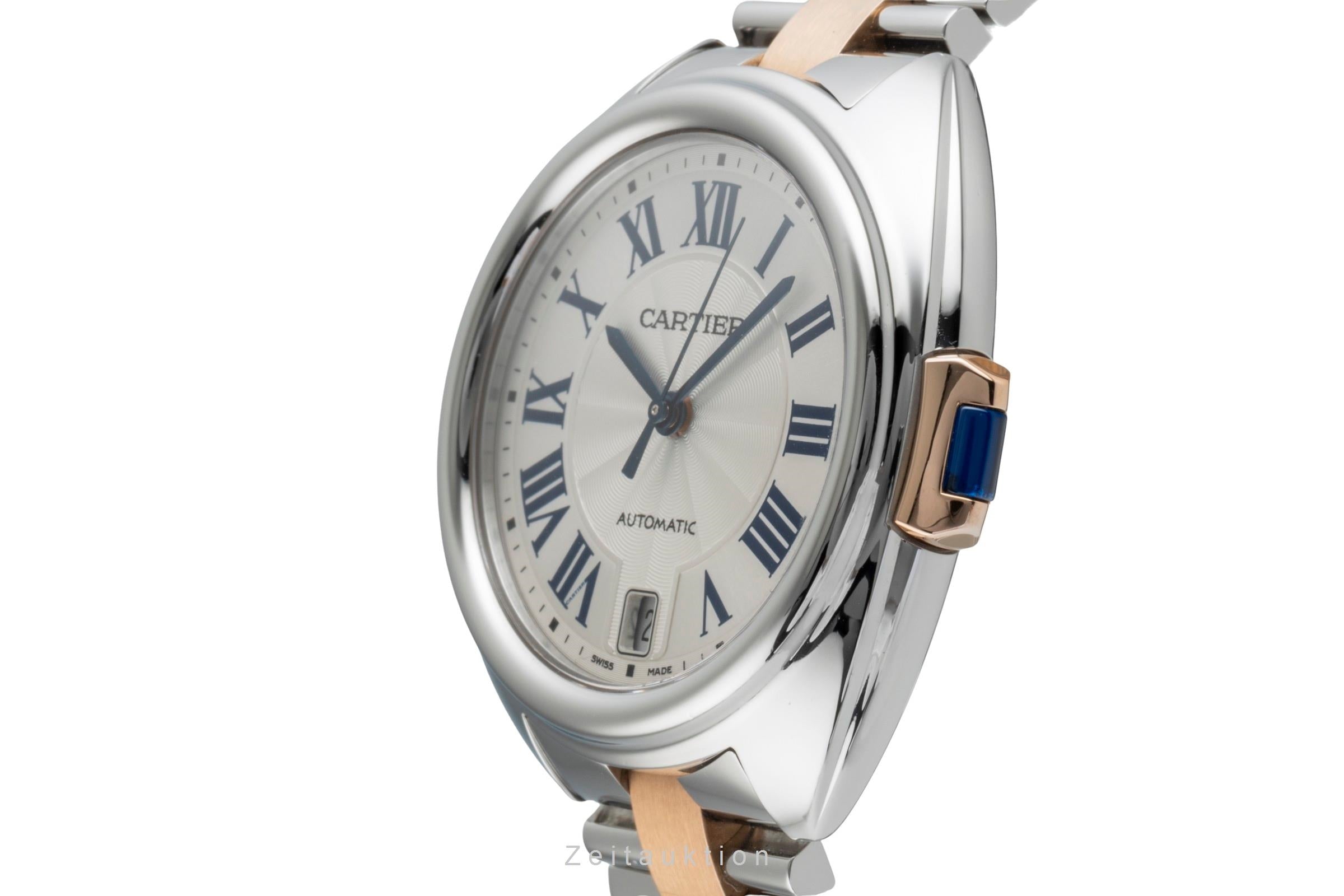 Cartier Clé de Cartier Stahl / Gold Automatik Damenuhr Ref. W2CL0003 B&P 2018 [2506902]