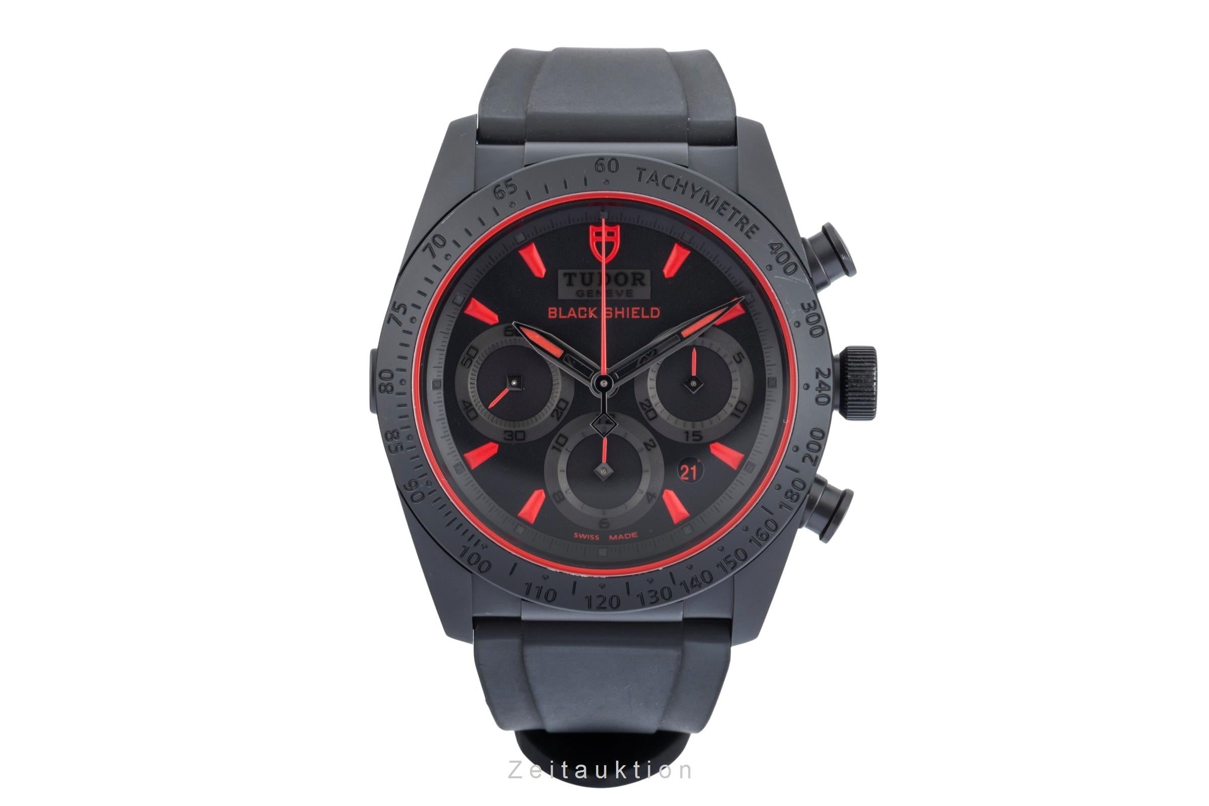 Tudor Black Shield chronograph ceramic / steel automatic men's watch 42000CR  [2506910]