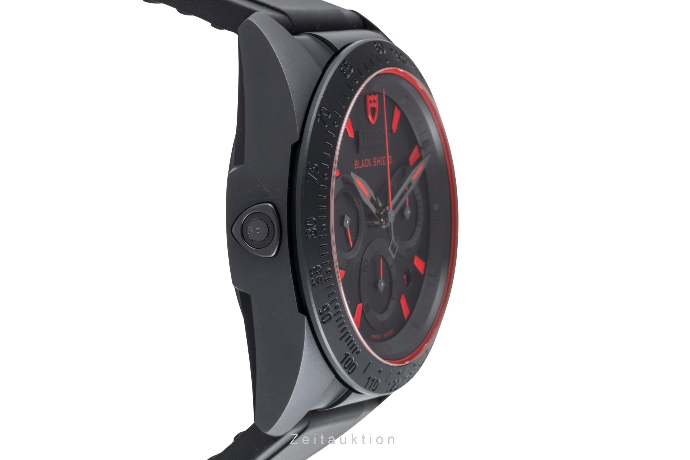 Tudor Black Shield chronograph ceramic / steel automatic men's watch 42000CR  [2506910]