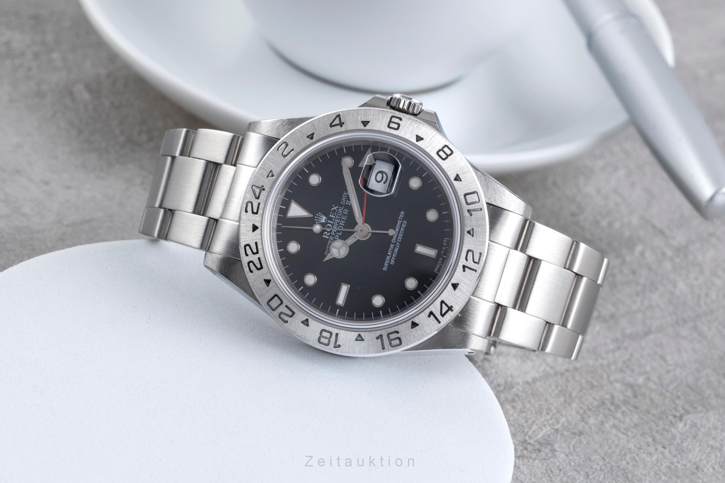 Rolex Explorer II Black Dial Edelstahl Automatik Herrenuhr Ref. 16570 W-Serie  [2506913]