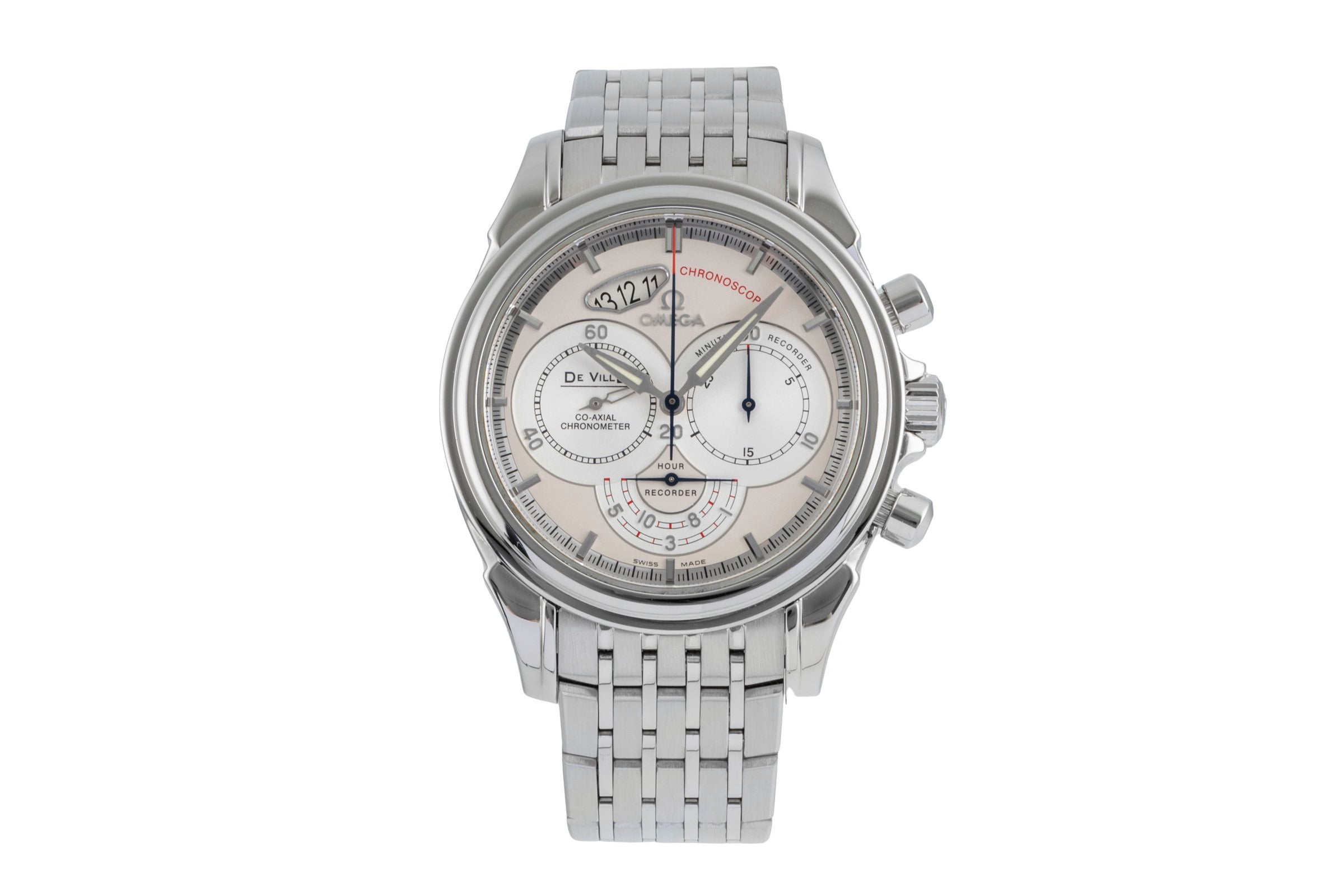 Omega De Ville chronographe acier automatique montre pour hommes 4550.30.00  [2506914]