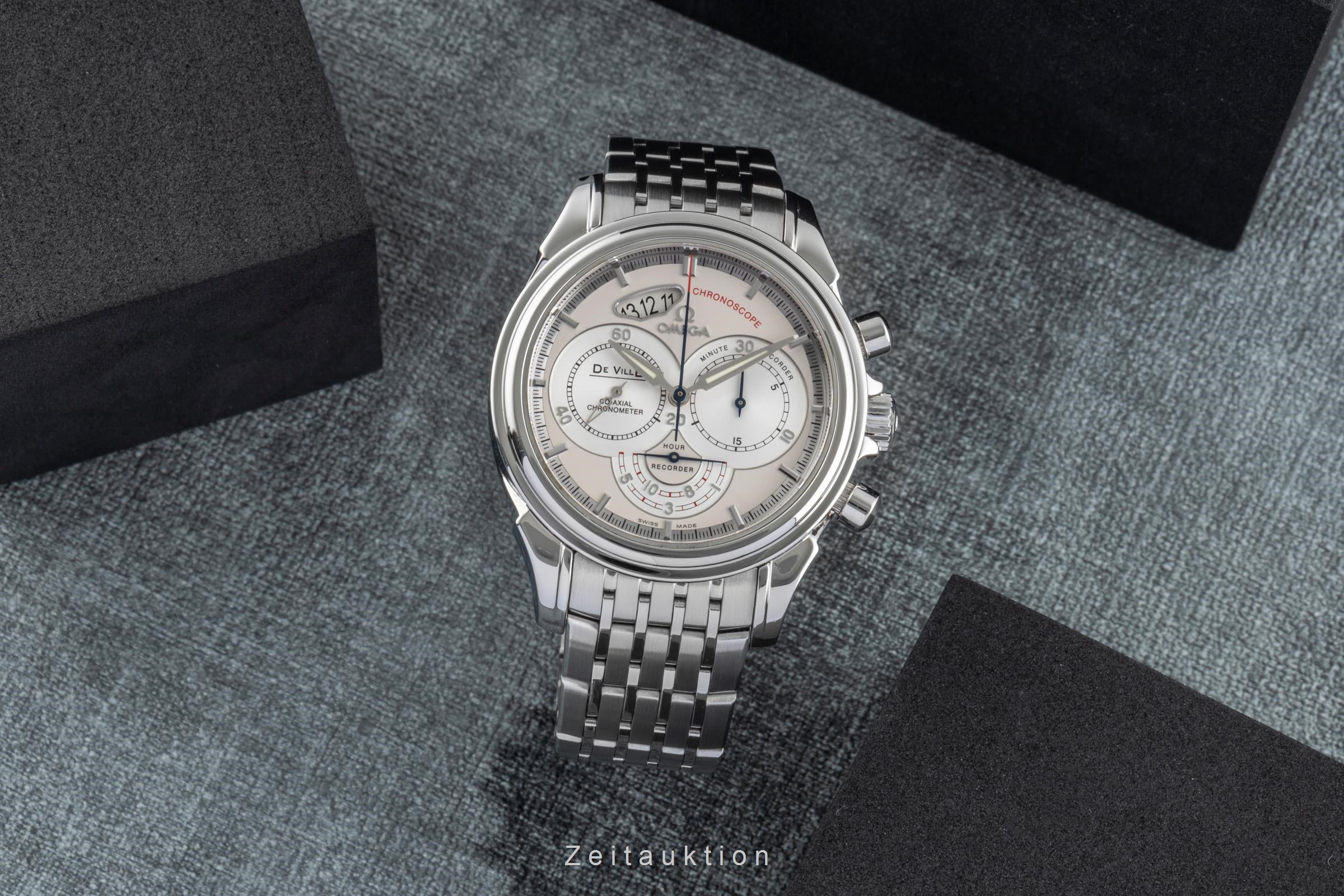 Omega De Ville chronographe acier automatique montre pour hommes 4550.30.00  [2506914]