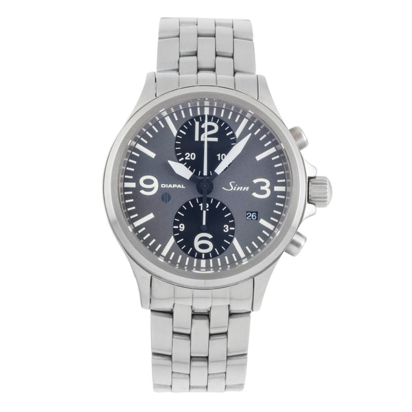 Sinn 756 Duograph Diapal Stahl Automatik Ref. 756.030 Box [2506917]
