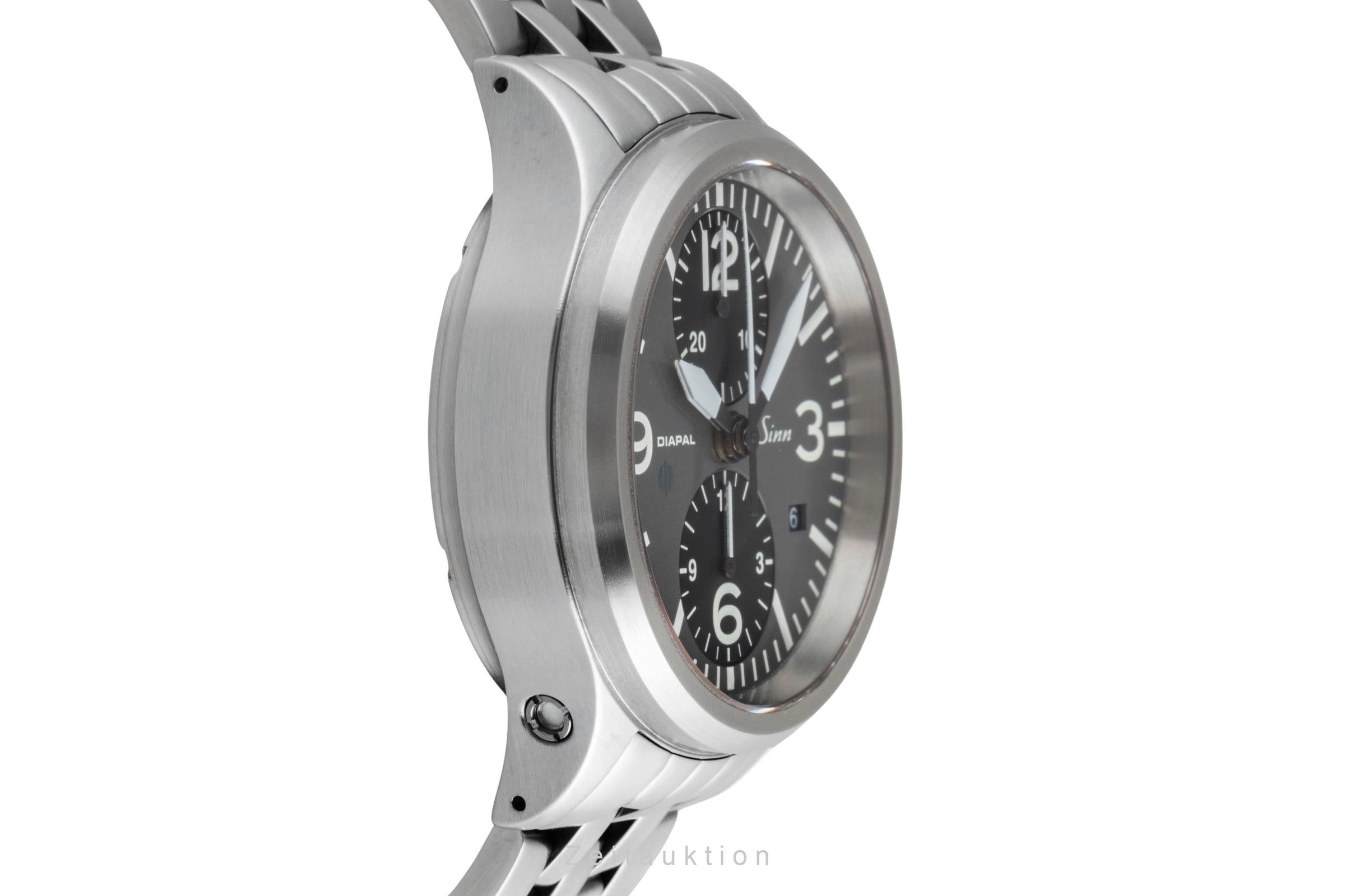 Sinn 756 Duograph Diapal Stahl Automatik Ref. 756.030 Box [2506917]