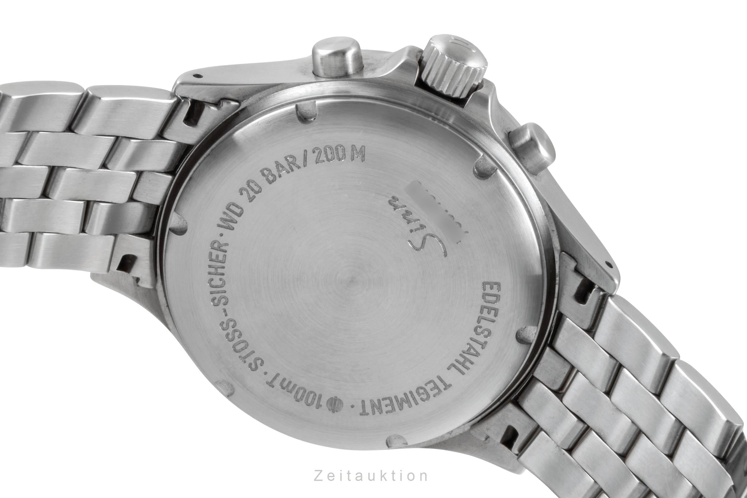 Sinn 756 Duograph Diapal Stahl Automatik Ref. 756.030 Box [2506917]