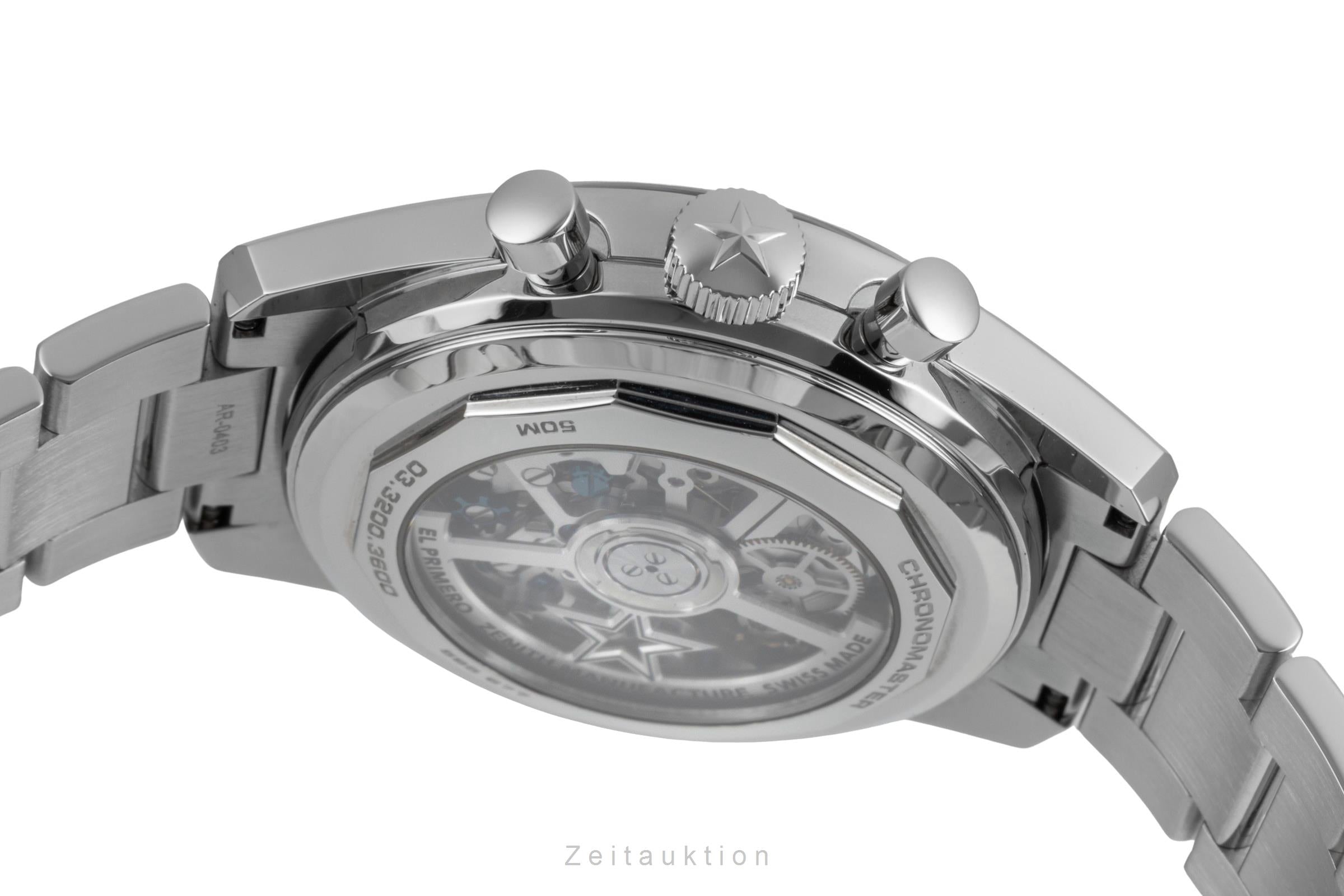 Zenith Chronomaster chronograph steel automatic Kal. 3600 Ref