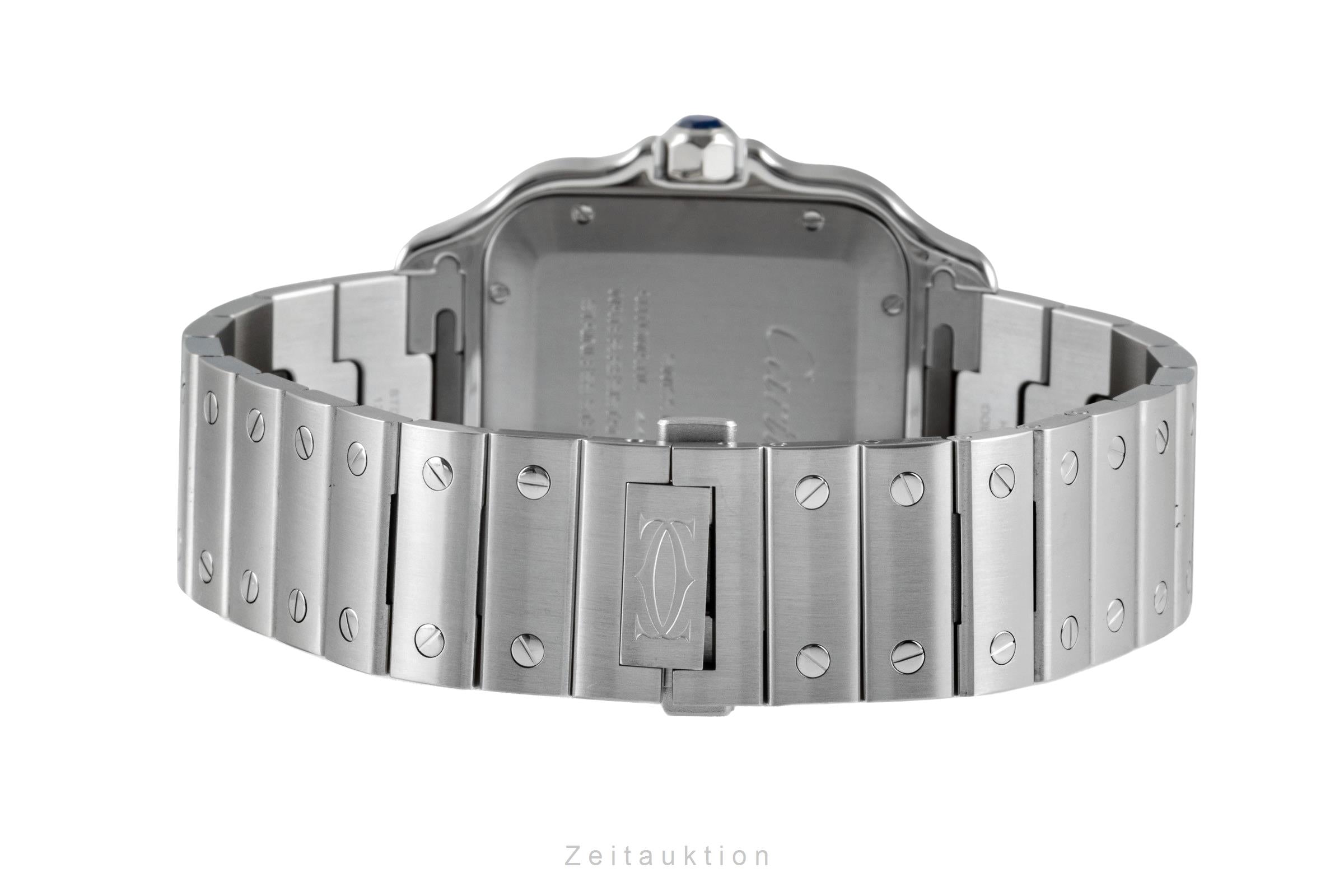 Cartier Santos Stahl Green Dial Automatik Herren Ref WSSA0062 Box & Papiere 2023 [2506924]
