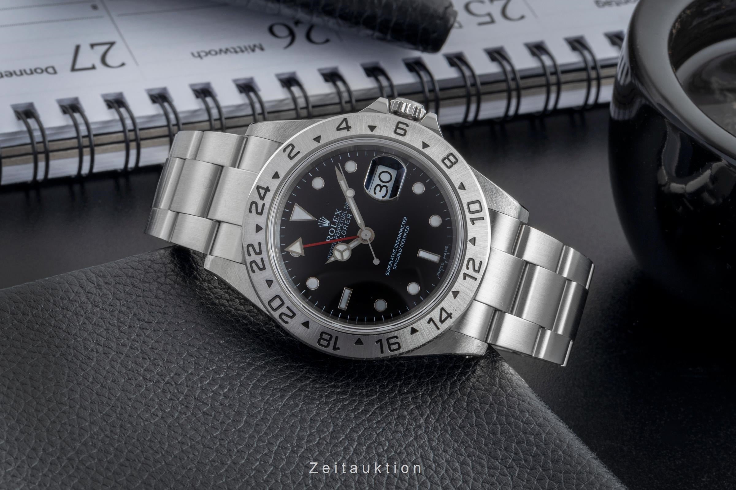 Rolex Explorer II steel automatic men's watch 16570  [2506927]