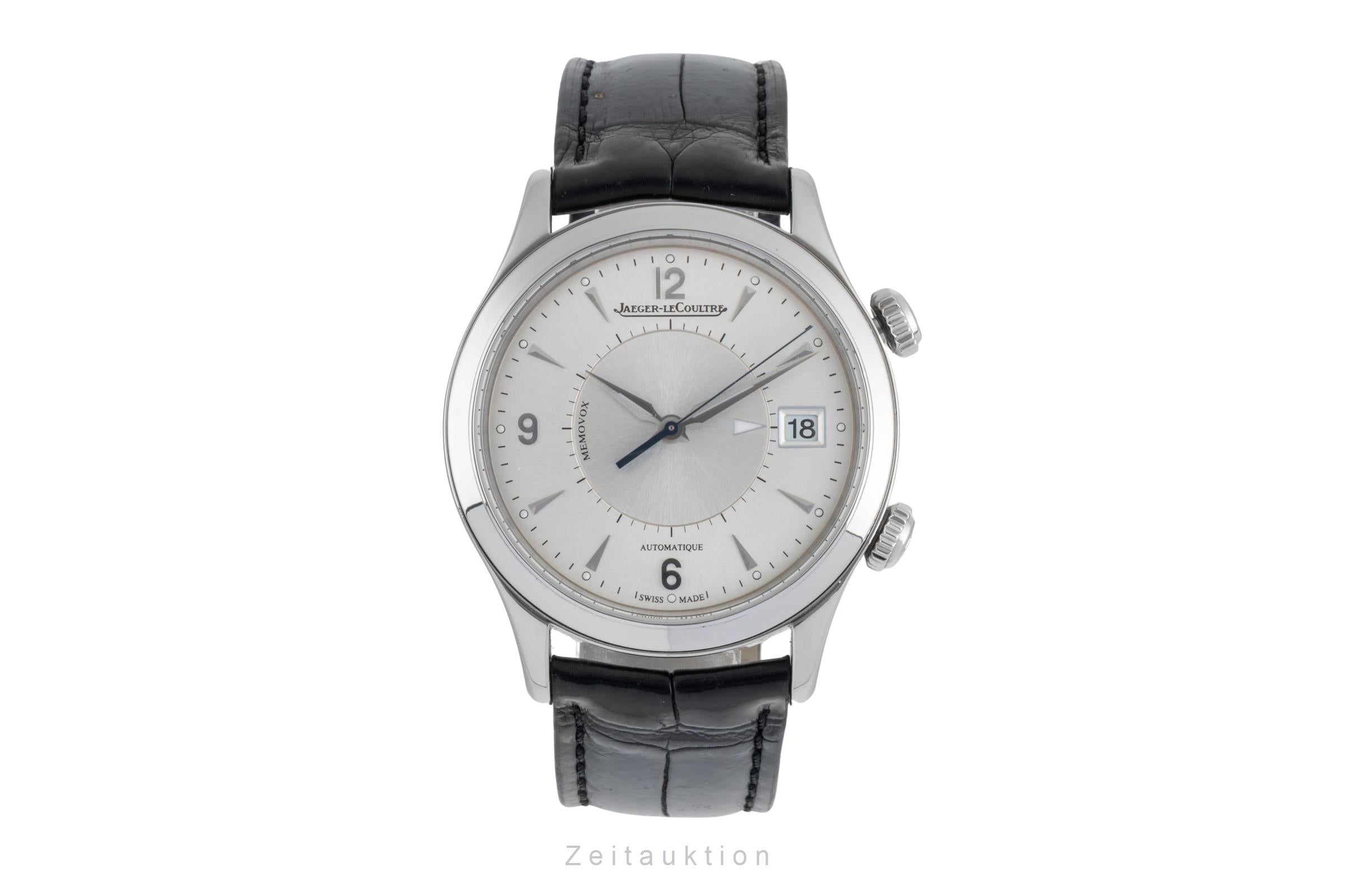 Jaeger LeCoultre Memovox Stahl Automatik Herrenuhr Ref. Q1418430 174.8.96  [2506928]