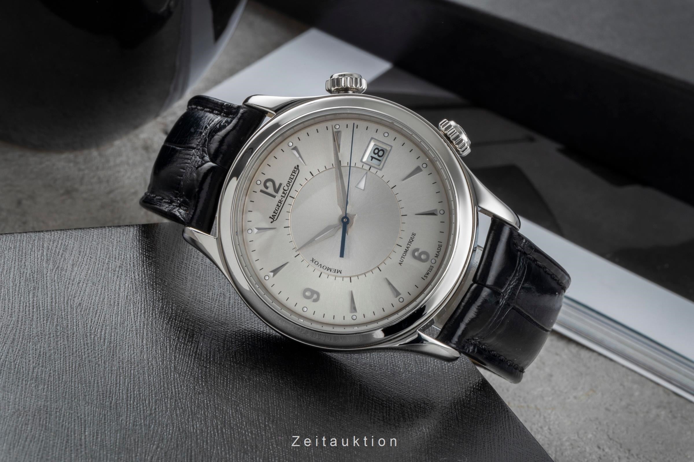 Jaeger LeCoultre Memovox steel automatic Kal. 956 Ref. Q1418430