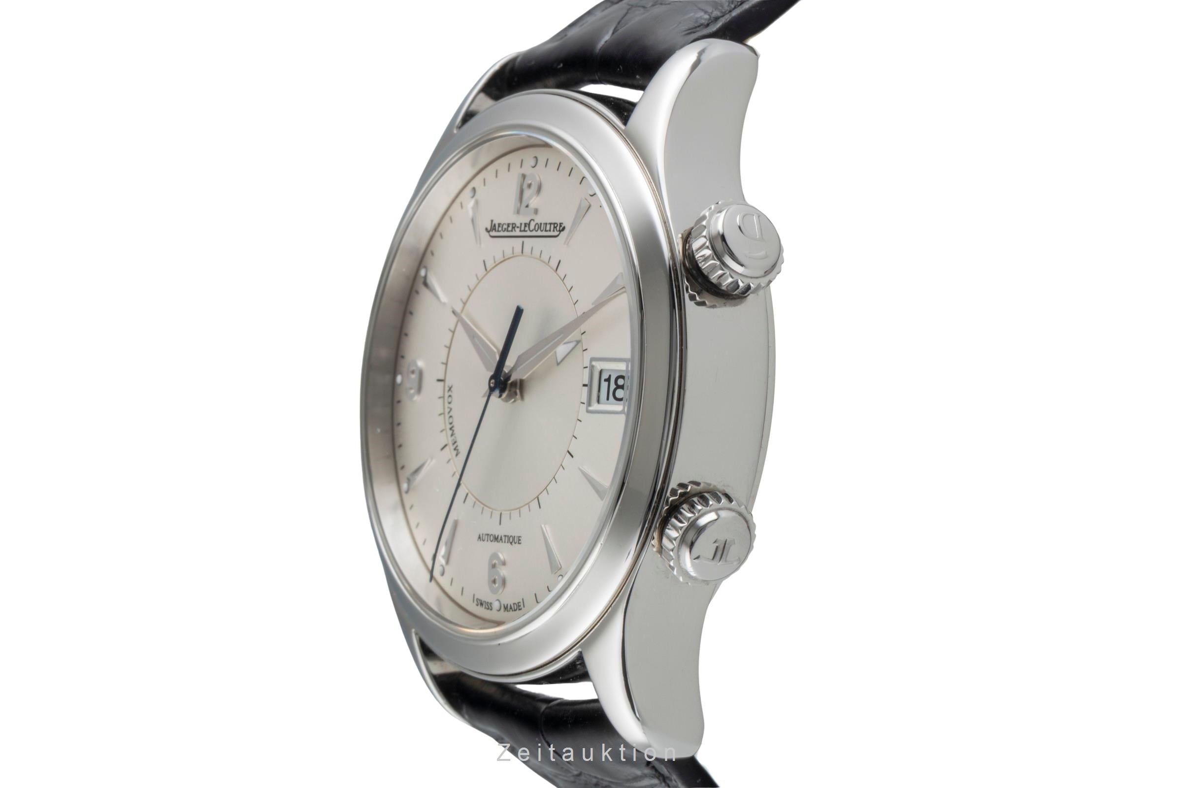 Jaeger LeCoultre Memovox Stahl Automatik Herrenuhr Ref. Q1418430 174.8.96  [2506928]