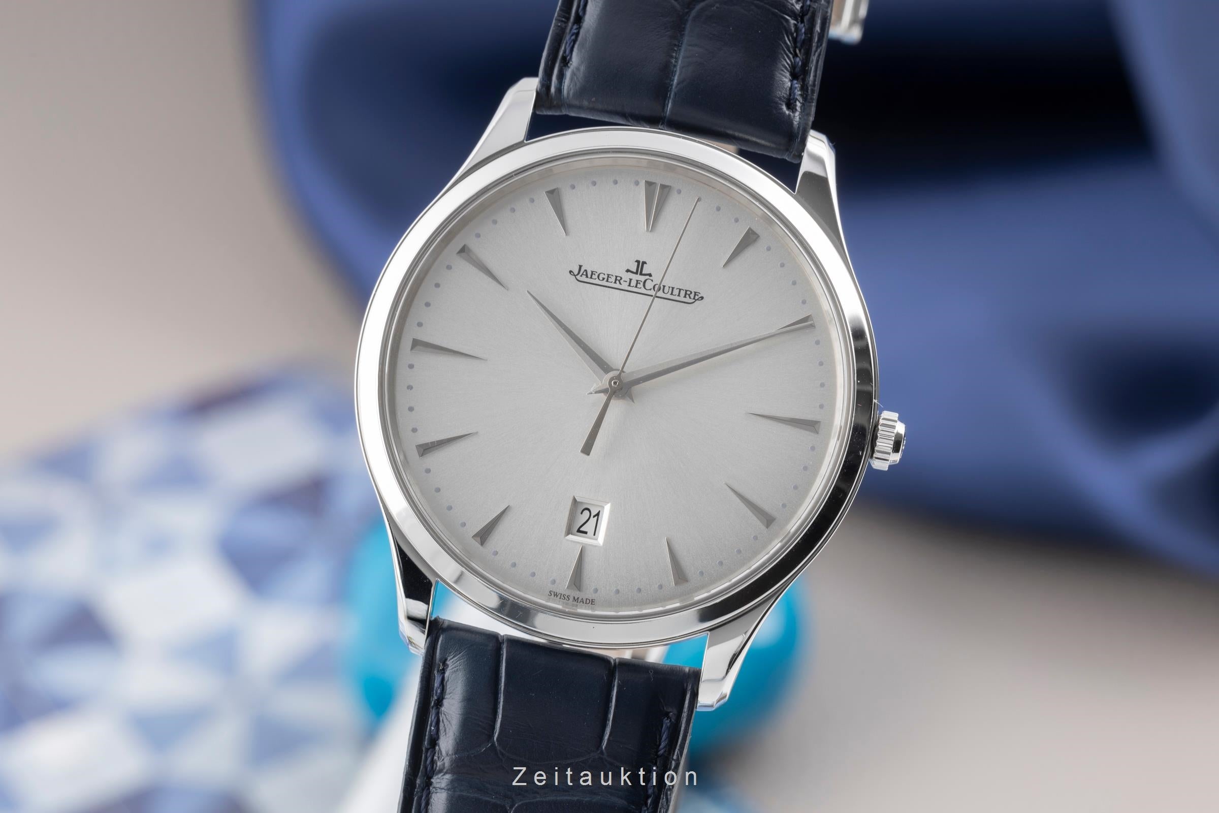 Jaeger LeCoultre Master Ultra Thin acero automático reloj para caballeros Q1288420  , 174.8.37.S  [2506929]