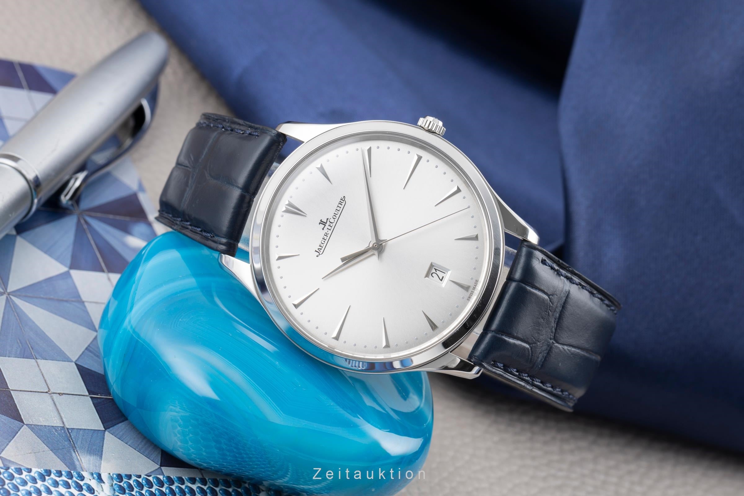 Jaeger LeCoultre Master Ultra Thin acero automático reloj para caballeros Q1288420  , 174.8.37.S  [2506929]