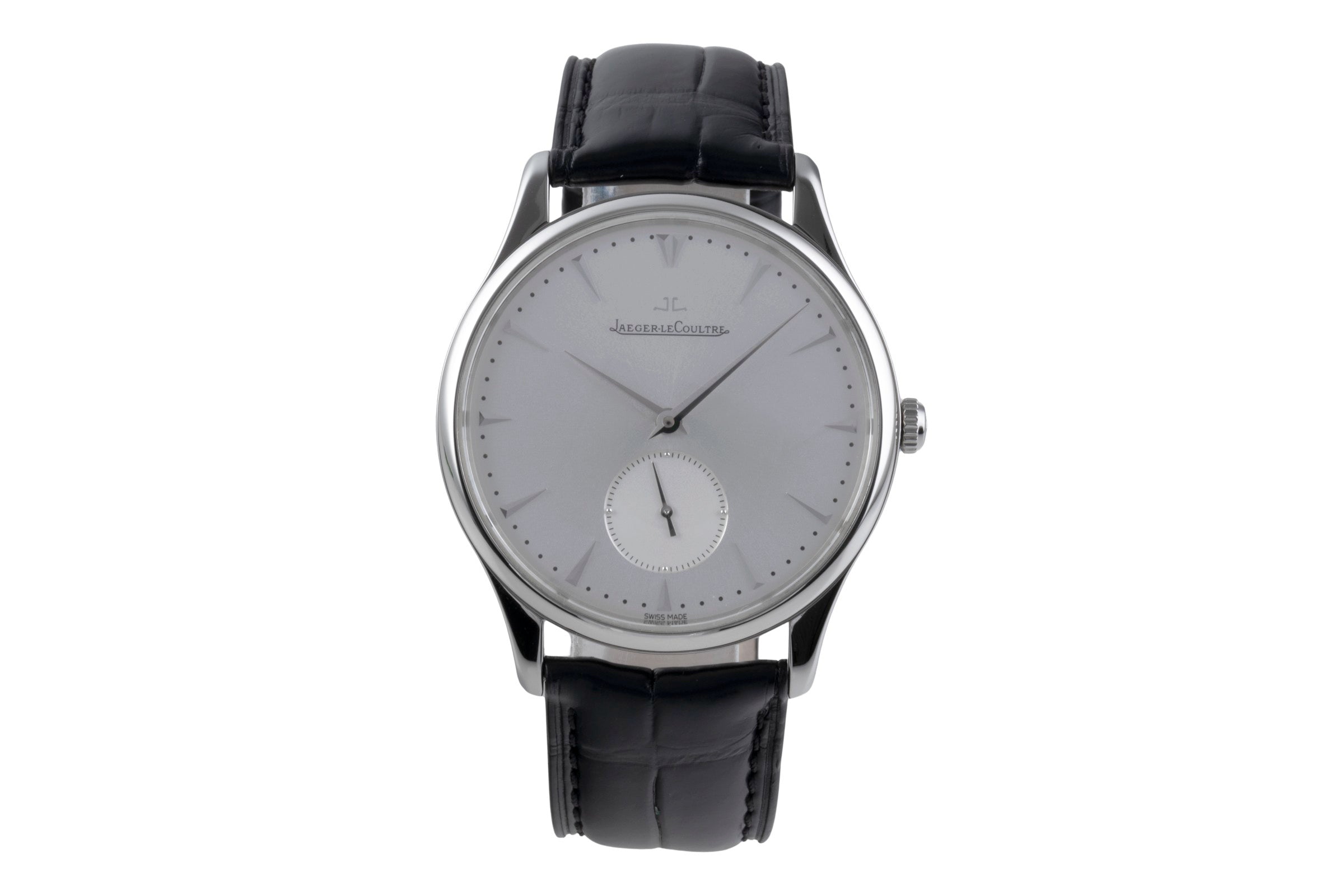 Jaeger LeCoultre Master Ultra Thin acier automatique montre pour hommes Q1358420  , 174.8.90.S	 LP: 10300EUR  [2506930]