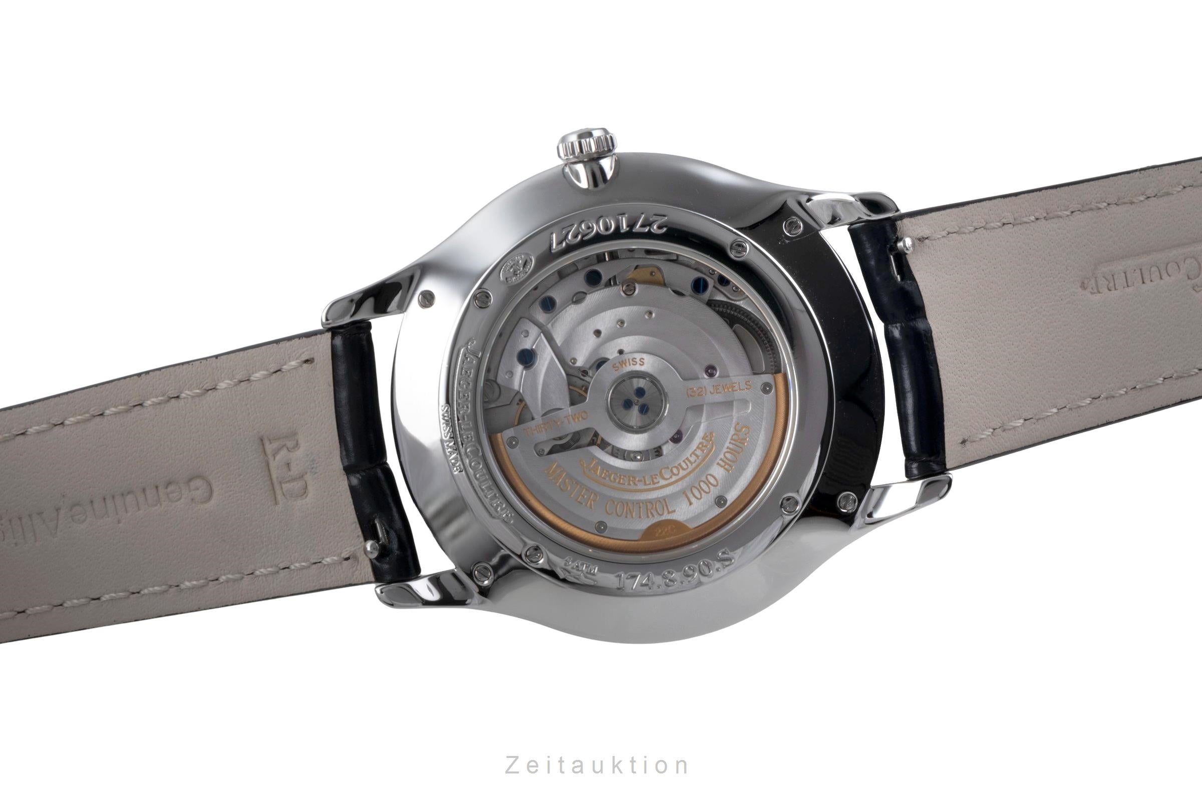 Jaeger LeCoultre Master Ultra Thin acciaio automatismo orologio da uomo Q1358420  , 174.8.90.S	 LP: 10300EUR  [2506930]