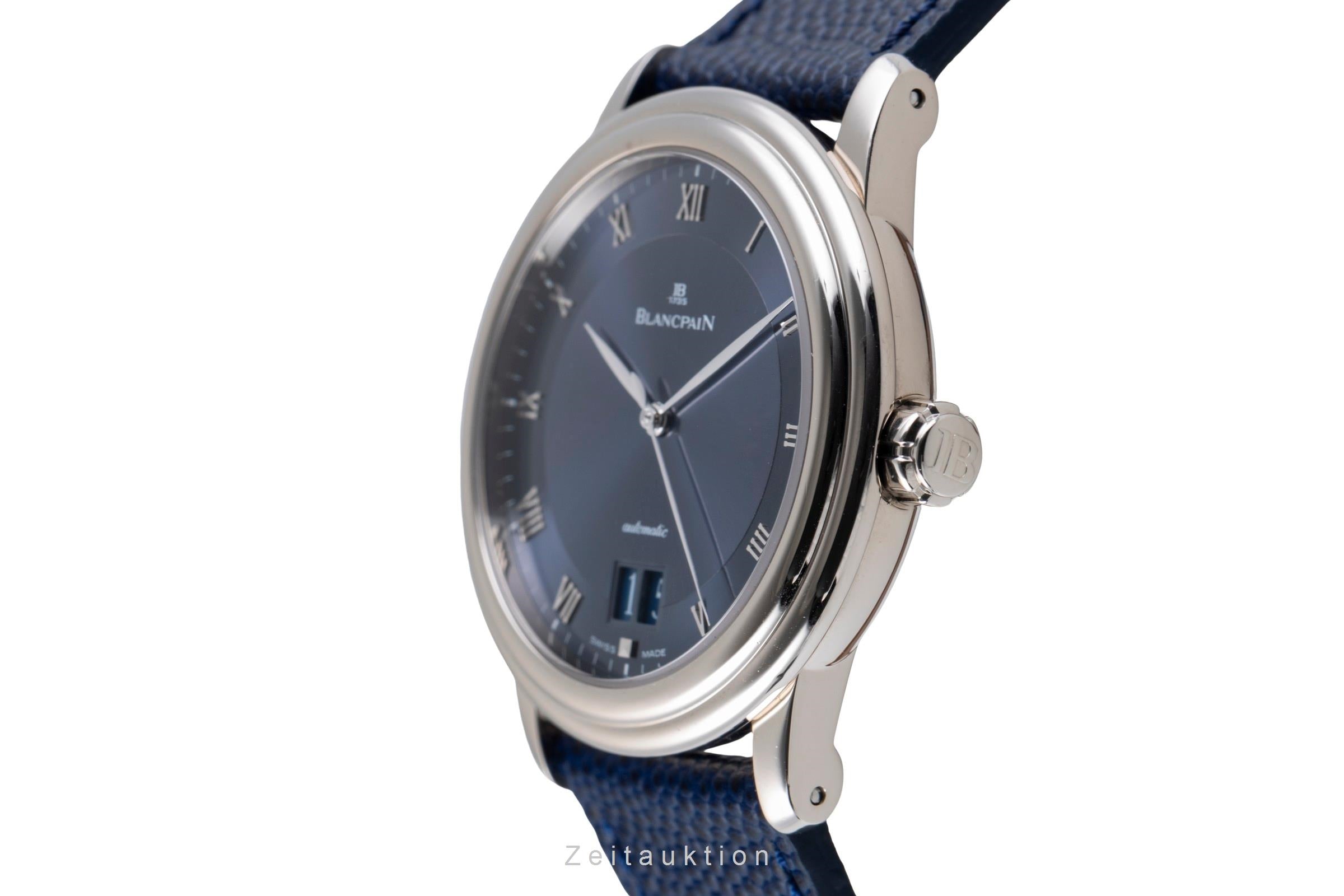 Blancpain Villeret 18 ct white gold automatic men's watch 6850-1540-55  [2506931]