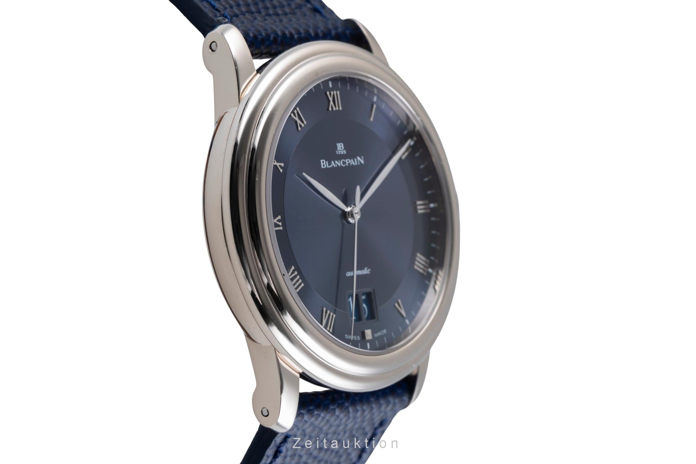 Blancpain Villeret 18 ct white gold automatic men's watch 6850-1540-55  [2506931]