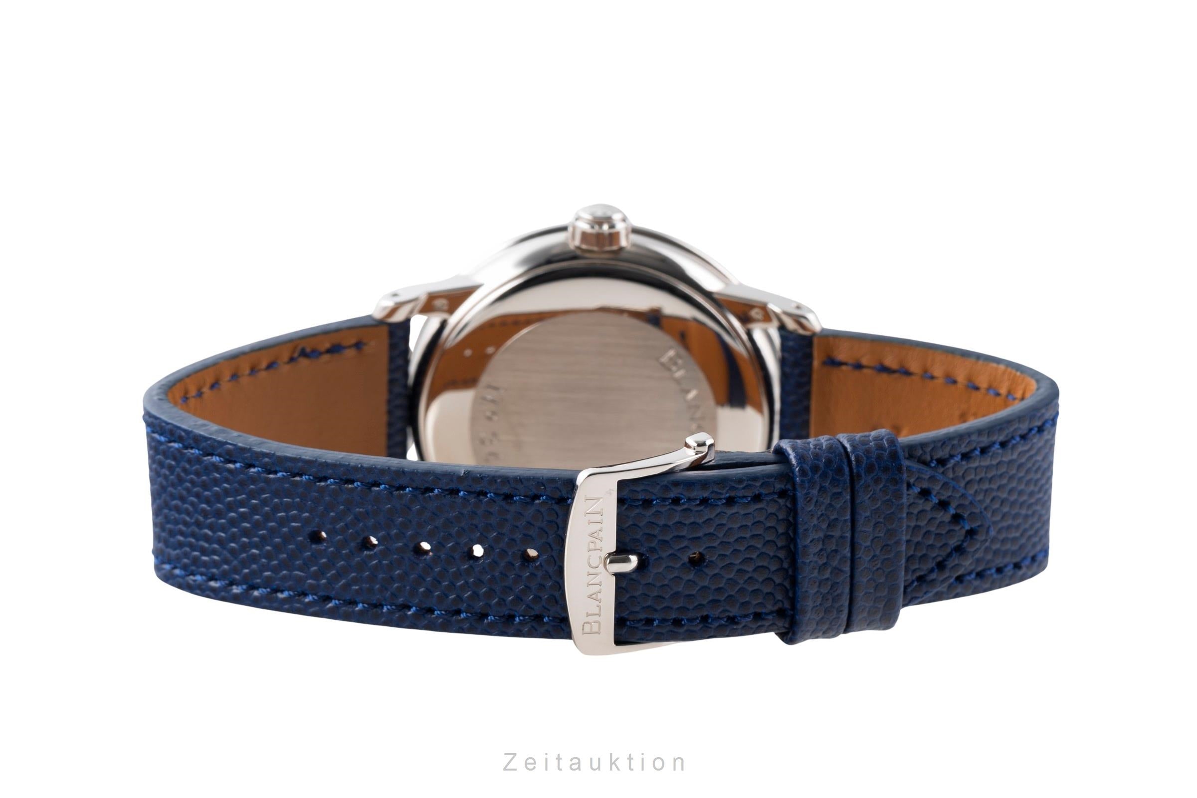 Blancpain Villeret 18 ct white gold automatic men's watch 6850-1540-55  [2506931]