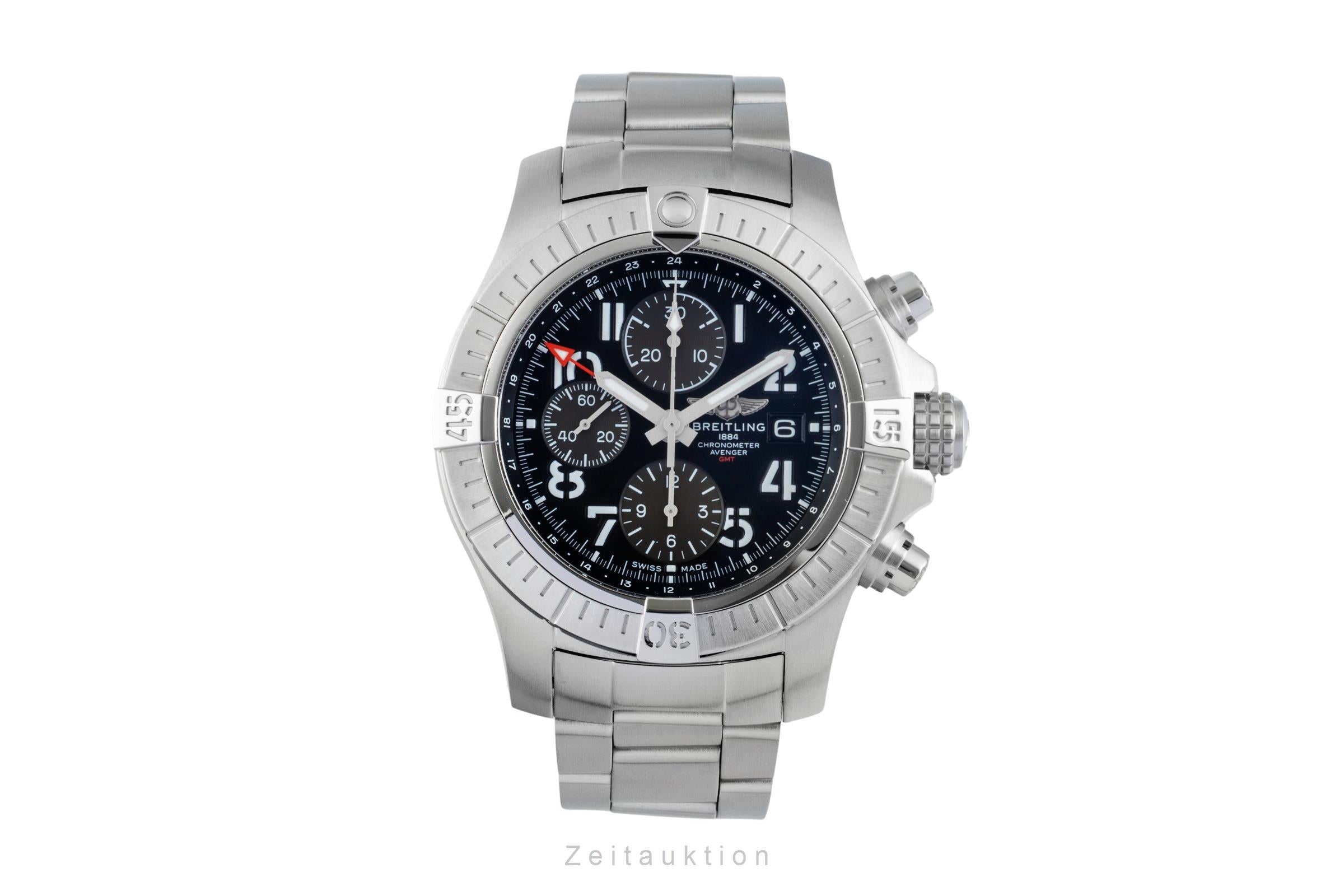 Breitling Avenger chronograph steel automatic Kal. B24 Ref