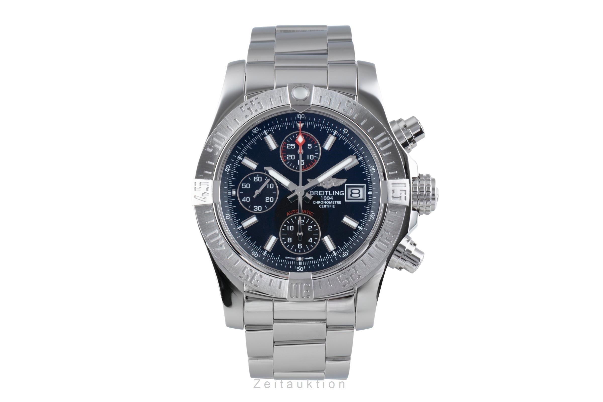 Breitling Avenger II chronograph steel automatic men's watch A13381  [2506936]