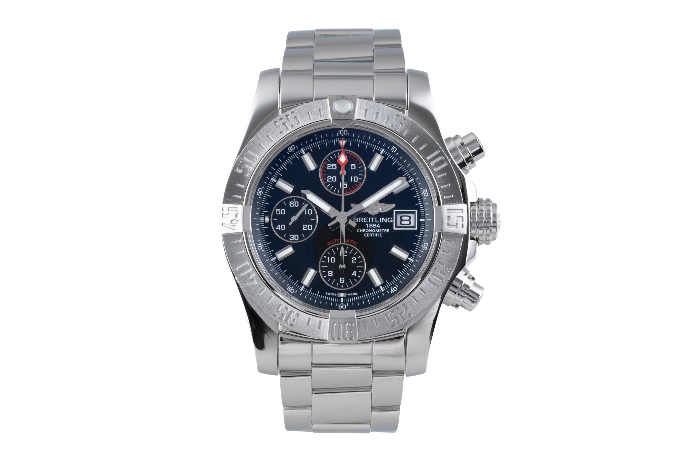 Breitling Avenger II chronograph steel automatic Kal. B13 Ref
