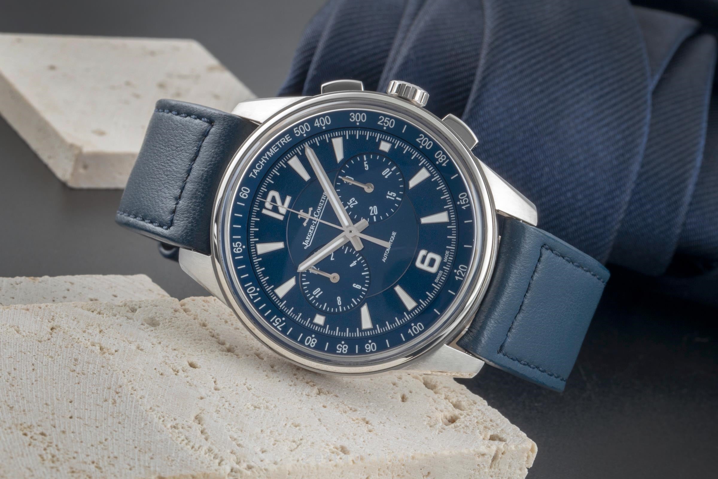 Jaeger LeCoultre Polaris chronographe acier automatique montre pour hommes Q9028480 , 842.8.C1.S LP: 16000EUR  [2506939]