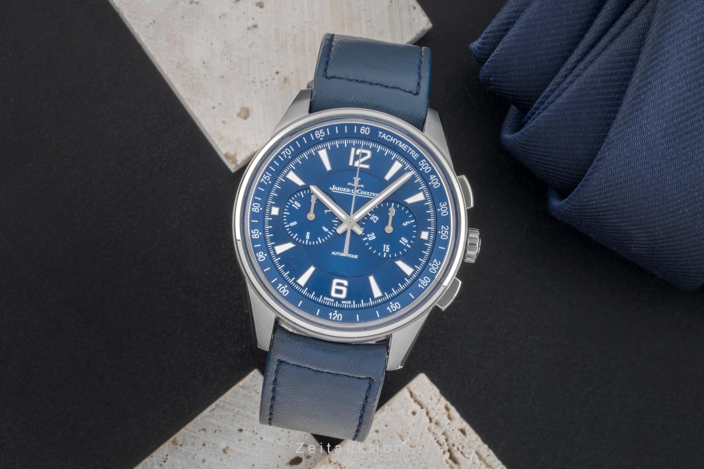 Jaeger LeCoultre Polaris chronographe acier automatique montre pour hommes Q9028480 , 842.8.C1.S LP: 16000EUR  [2506939]