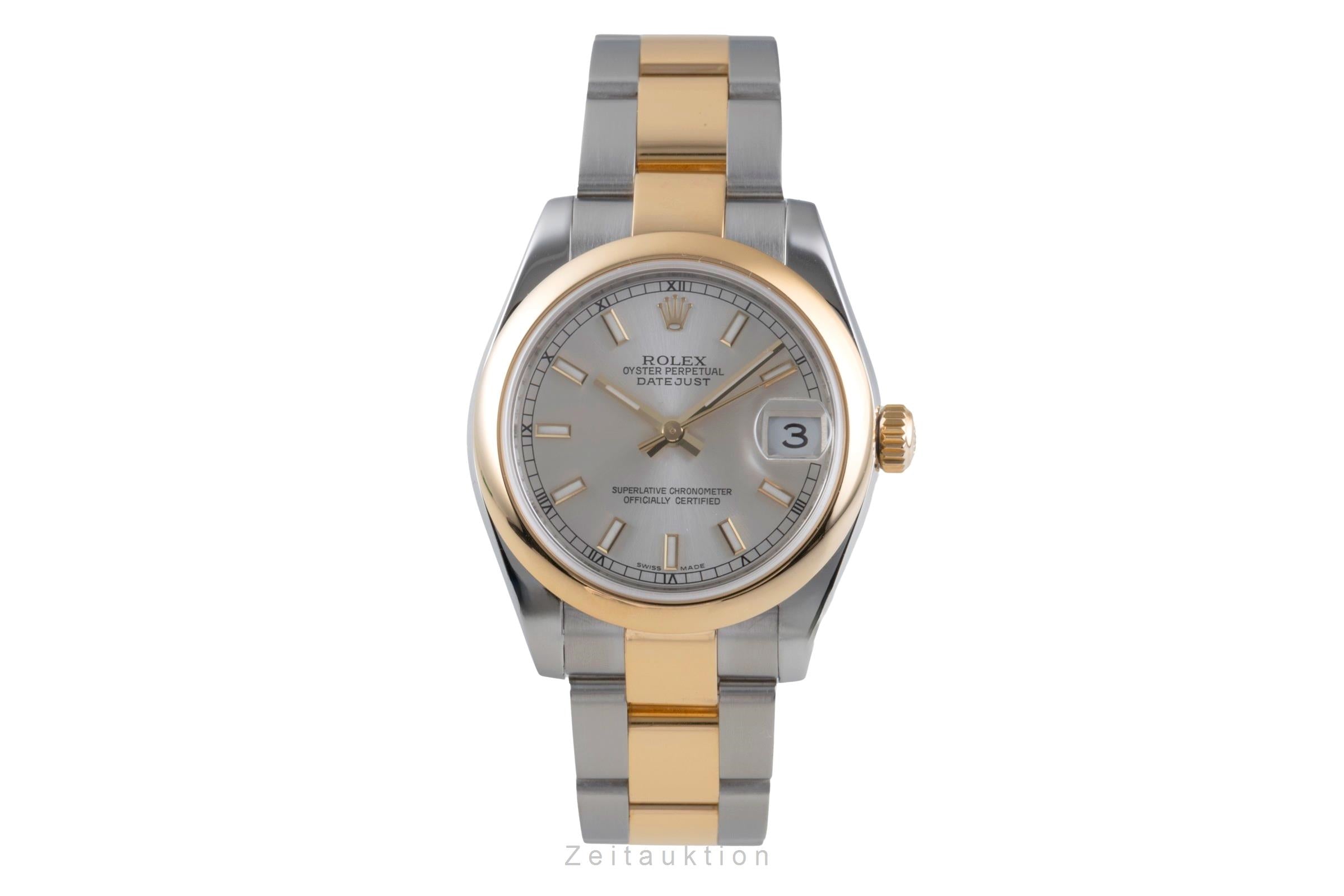 Rolex Datejust 31 Silver Dial Stahl / Gold Automatik Damen Ref. 178243 B&P 2017 [2506944]