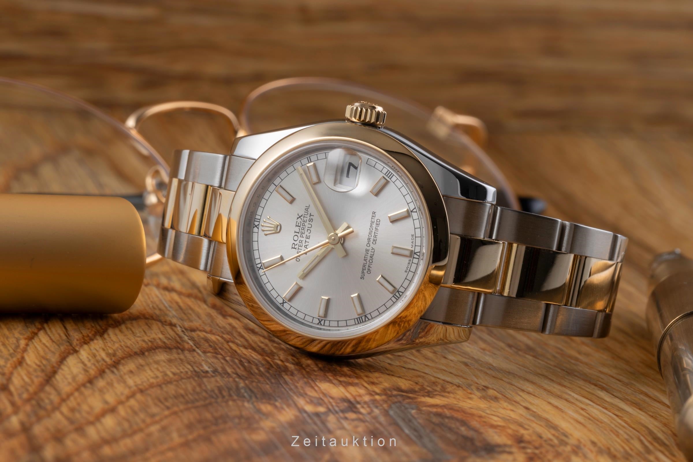 Rolex Datejust 31 Silver Dial Stahl / Gold Automatik Damen Ref. 178243 B&P 2017 [2506944]