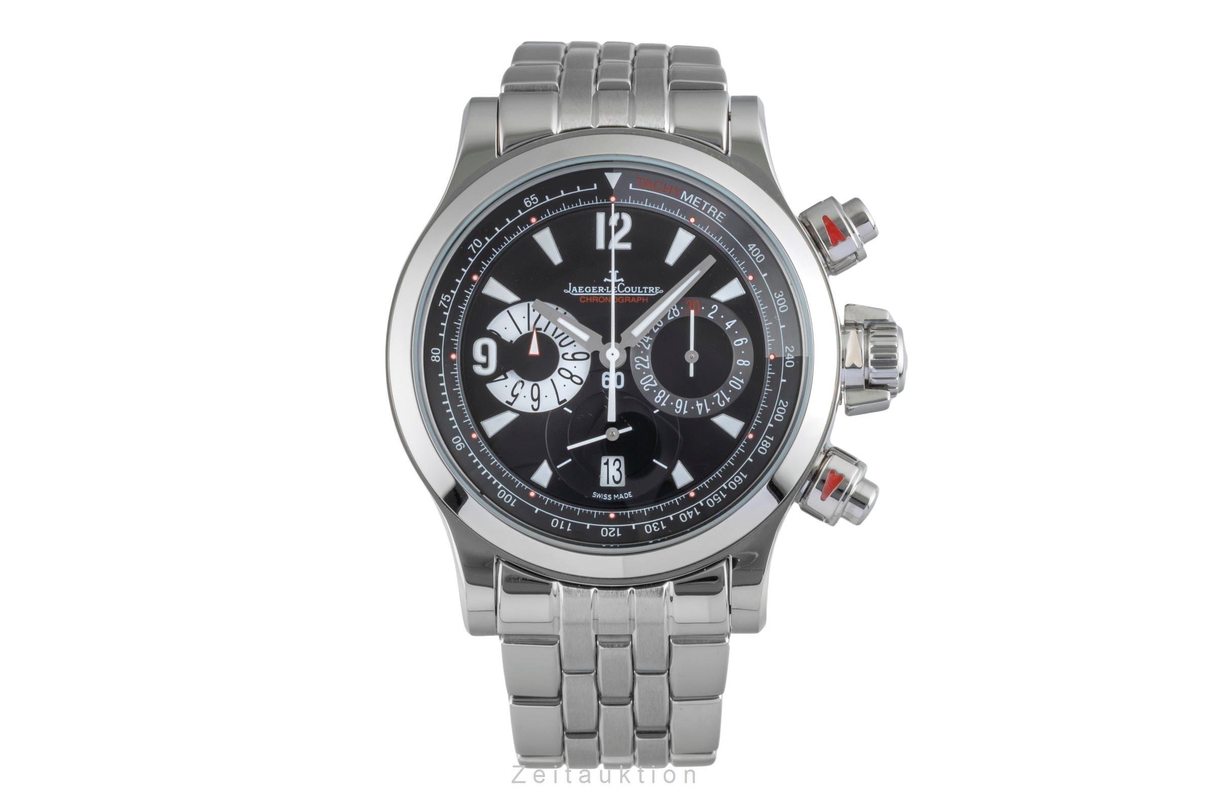 Jaeger LeCoultre Master Chronograph Stahl Automatik Ref. Q1758470 146.8.25 B&P  [2506946]