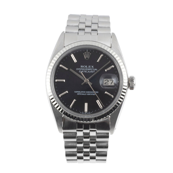 Rolex Datejust Stahl / Weissgold Automatik Herrenuhr Ref. 16014 Klassiker  [2506949]